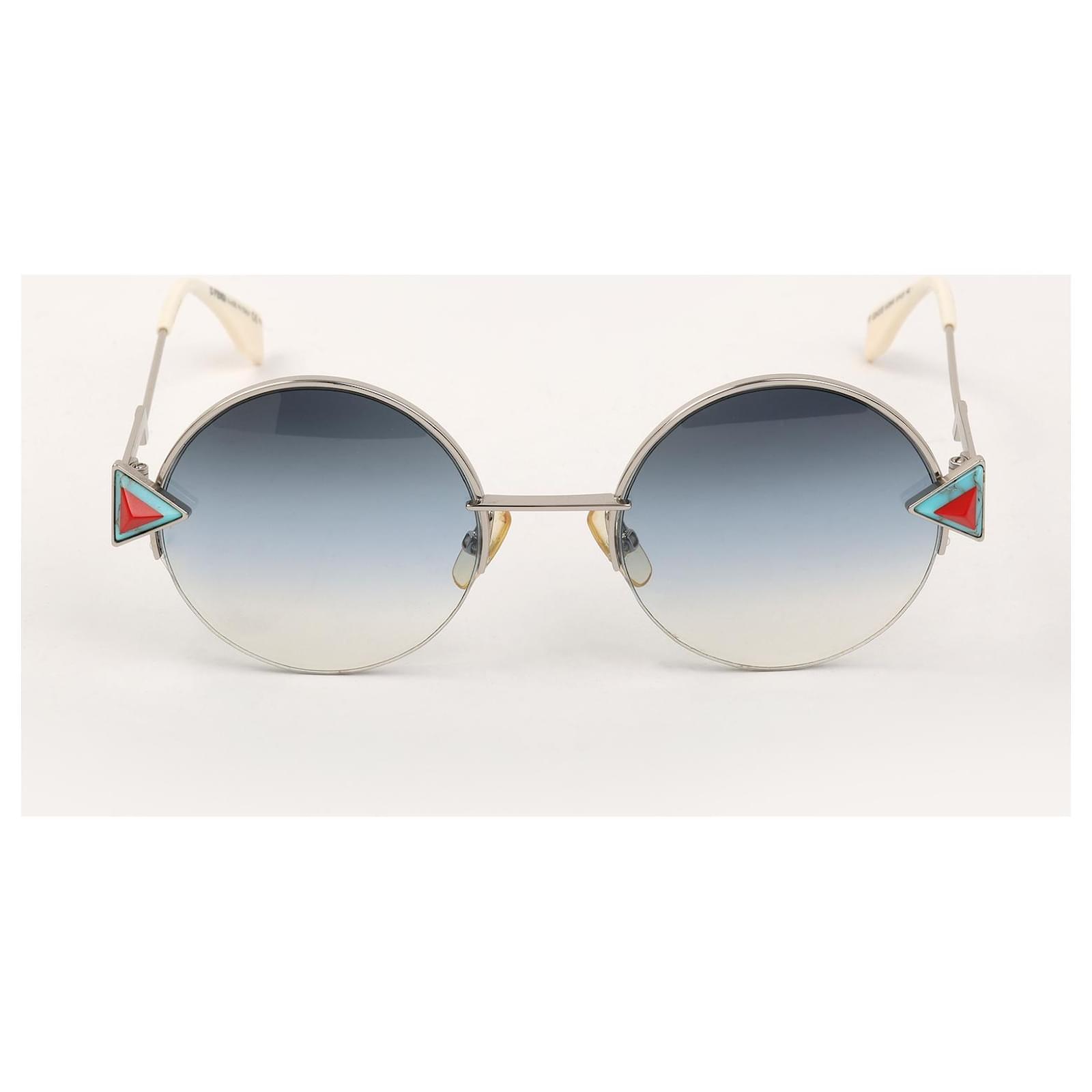 Fendi - Karligraphy - Butterfly Sunglasses - Gold Red Rose