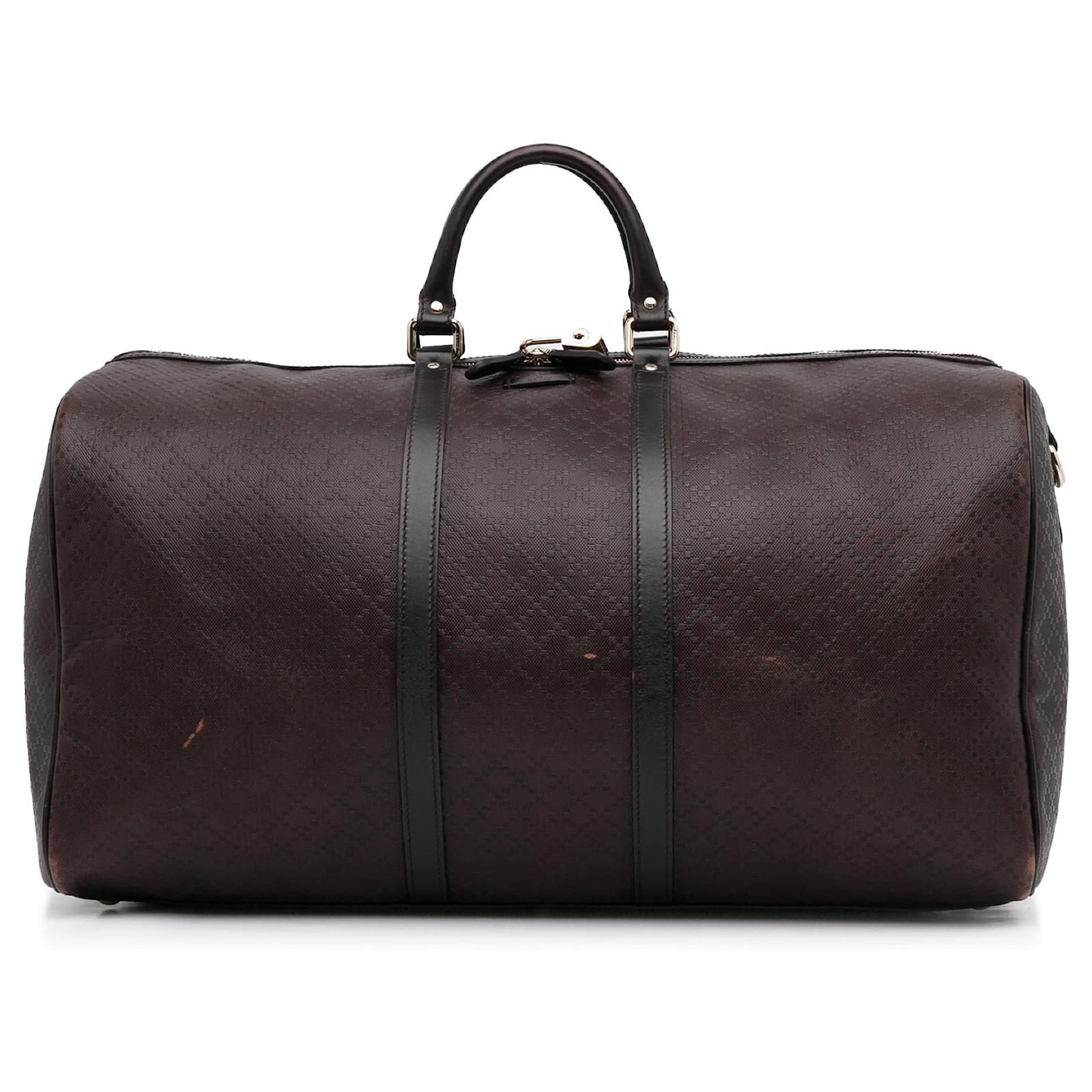 GUCCI leather Birkin type Handbag 012.58.3812.10 Brown