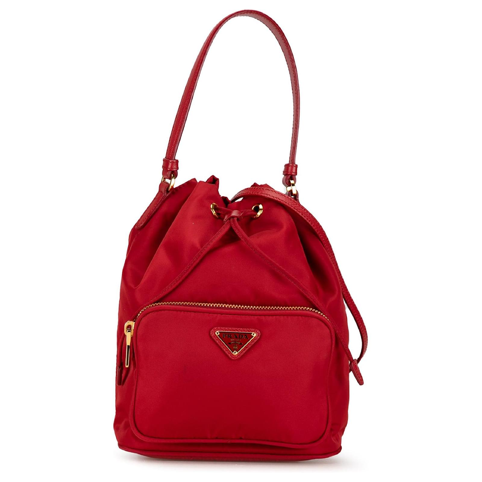 Duet Bucket Duet Prada Re-Nylon 'Prada Duet' Bucket Bag