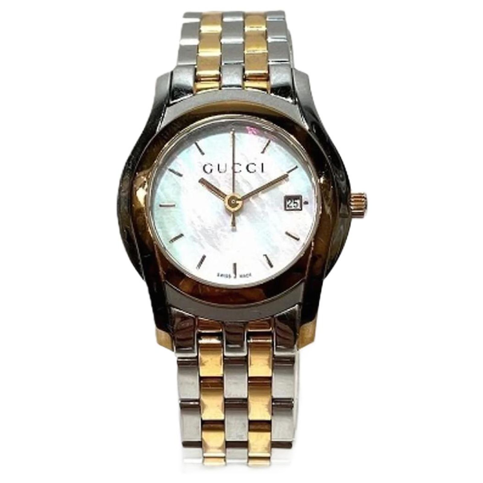 Gucci 5500L Quartz Shell Dial Watch for Women ref.1534750 