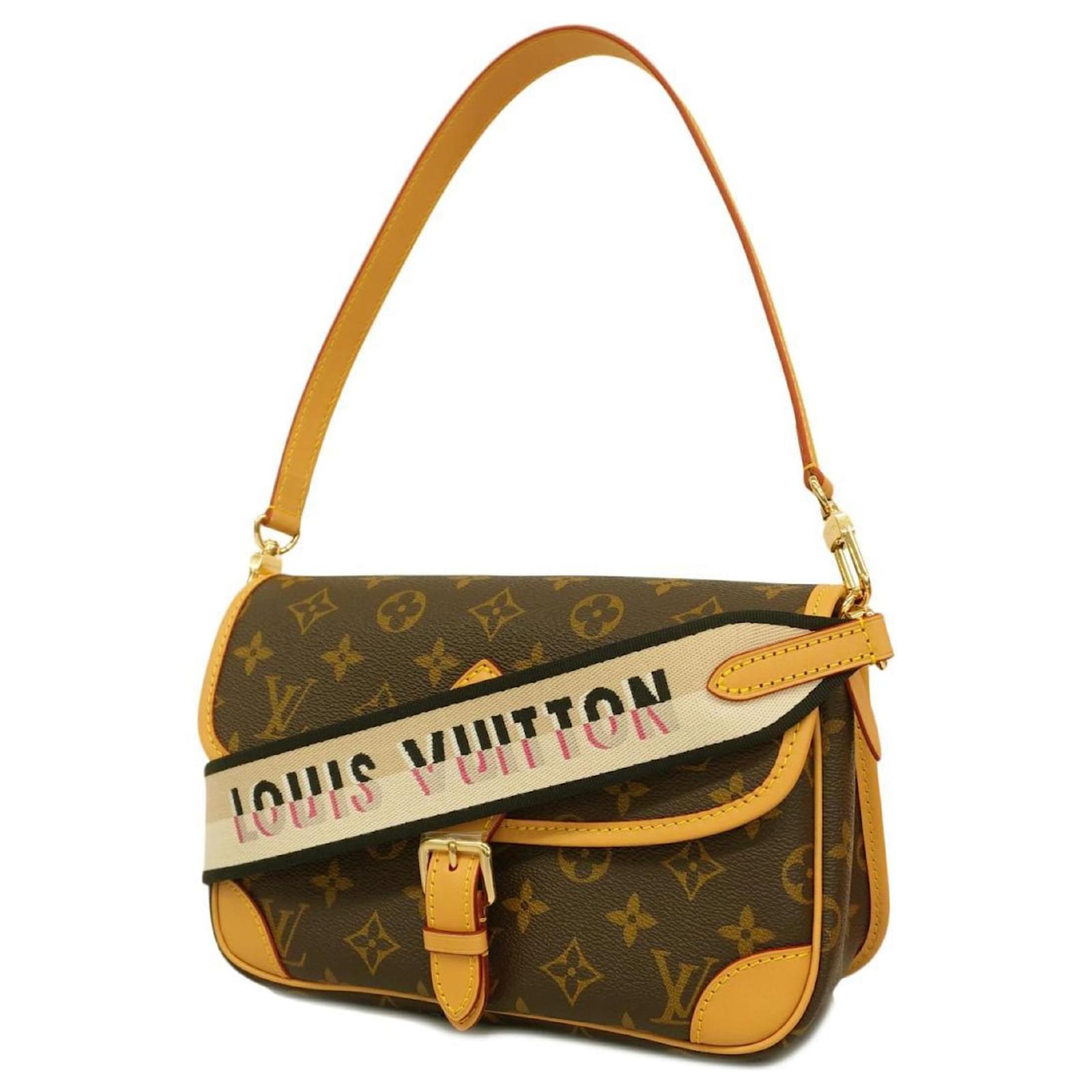 Louis Vuitton Monogram Diane Shoulder Bag Brown Black ref.1536594