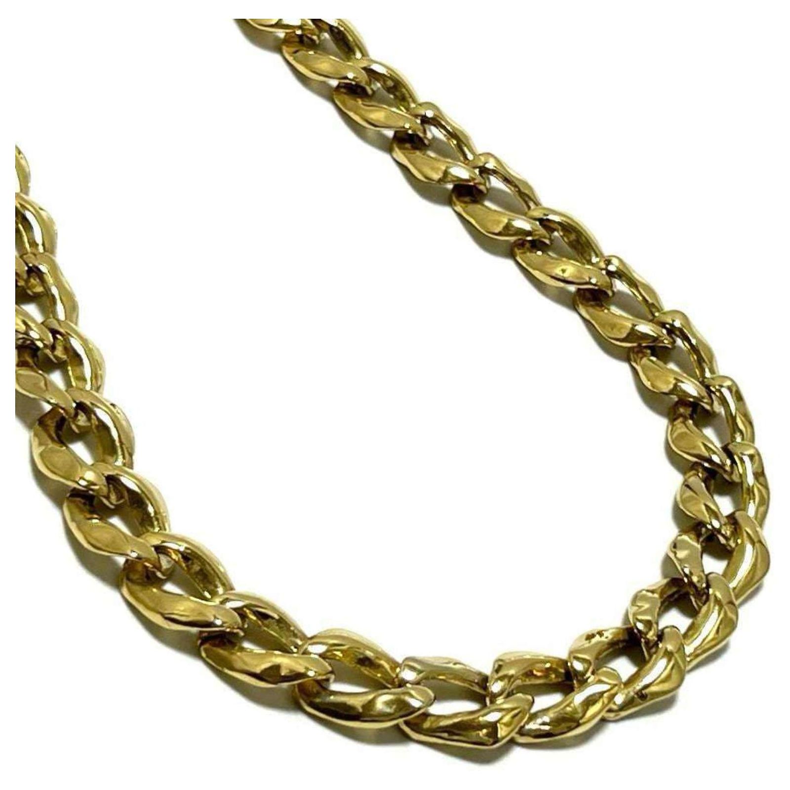 Collier Vintage En Métal Bronze - Bijou Rétro Élégant - Occasion