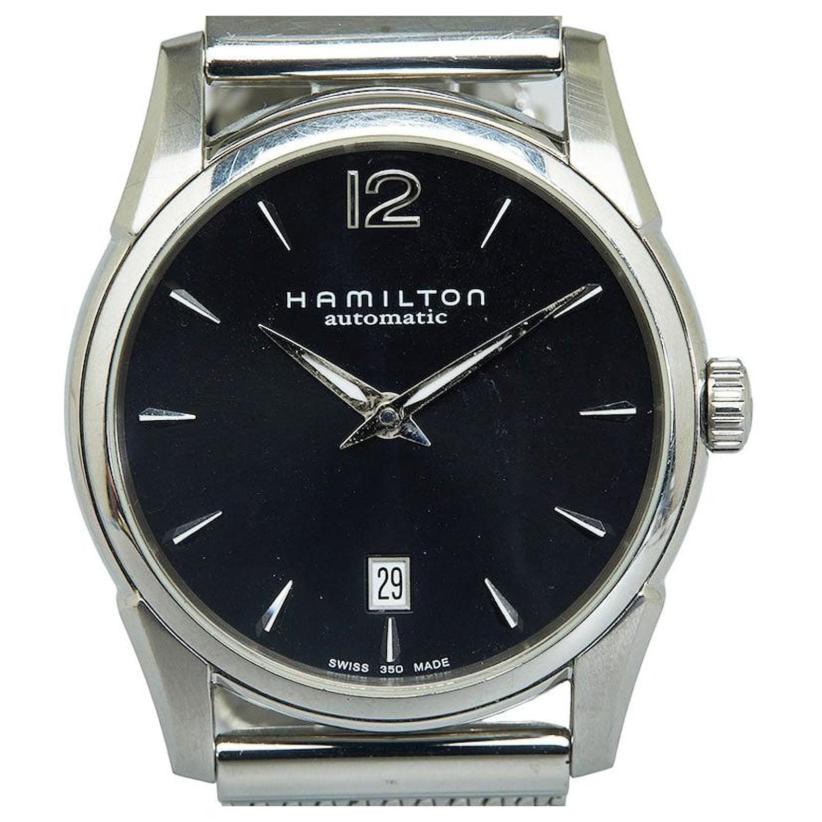 Autre Marque Montre automatique en acier inoxydable Hamilton