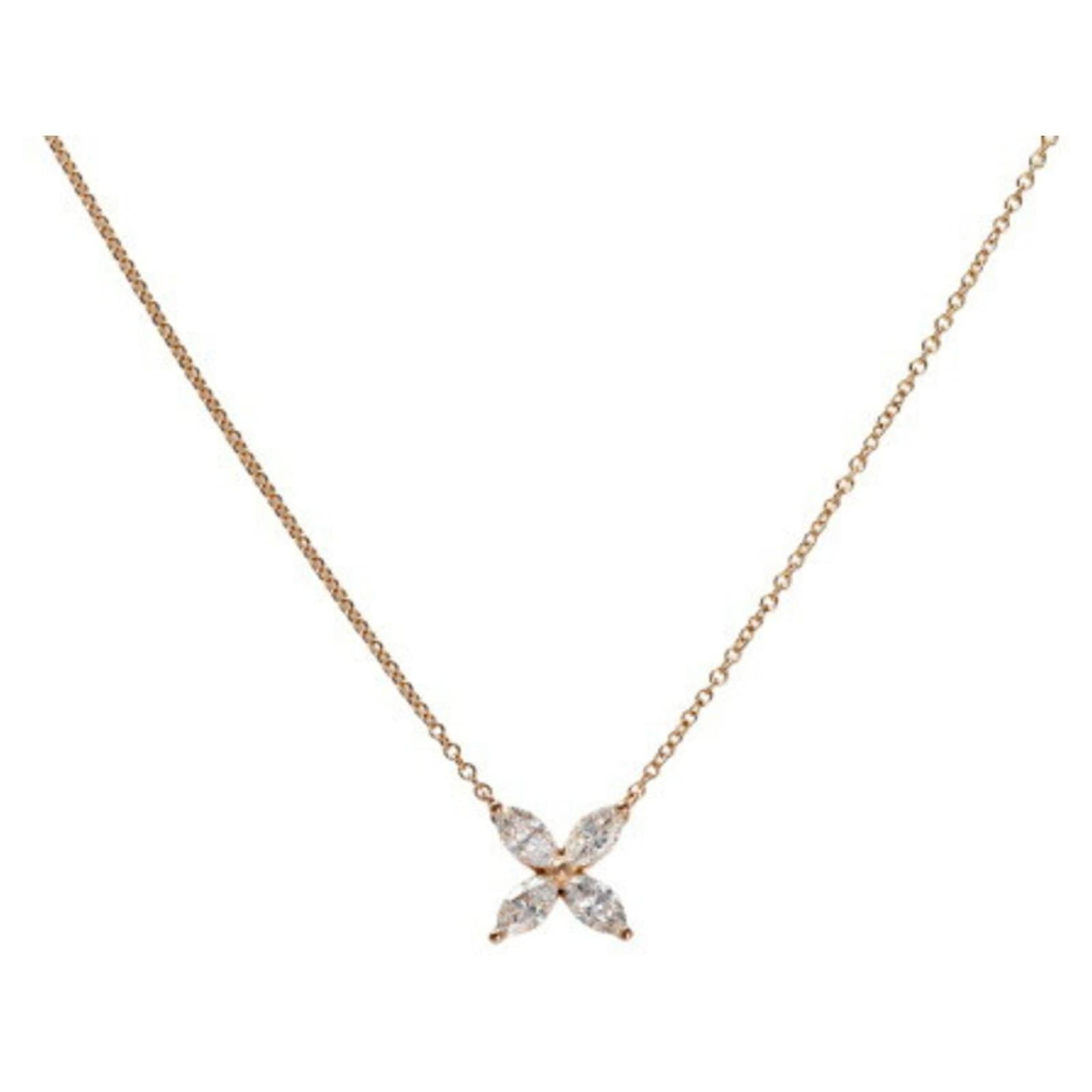 Tiffany Victoria Medium Halskette aus 18k Rosegold