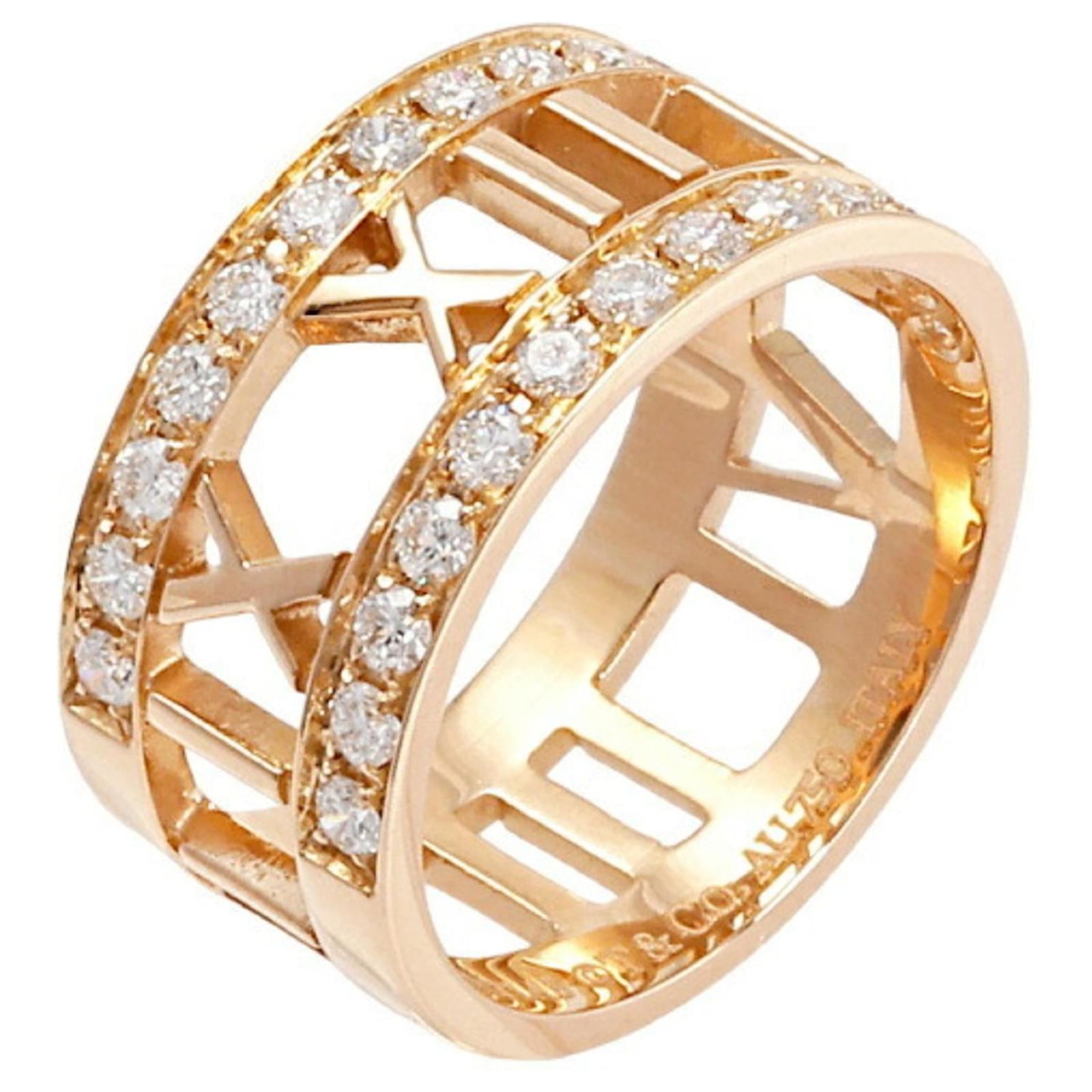 Tiffany atlas ring rose gold discount