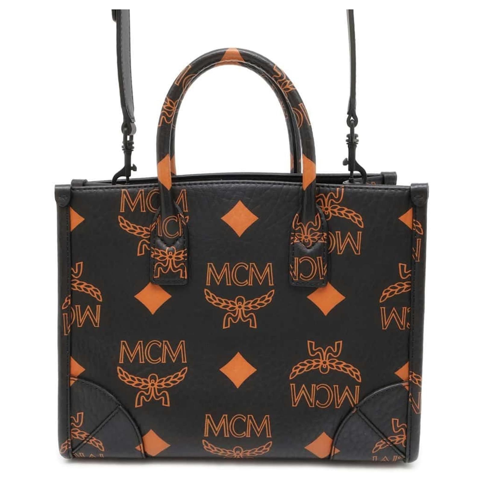 Dessau Mcm Tasche Frauen Bucket Bag Mcm Tasche Visetos Schwarz MCM