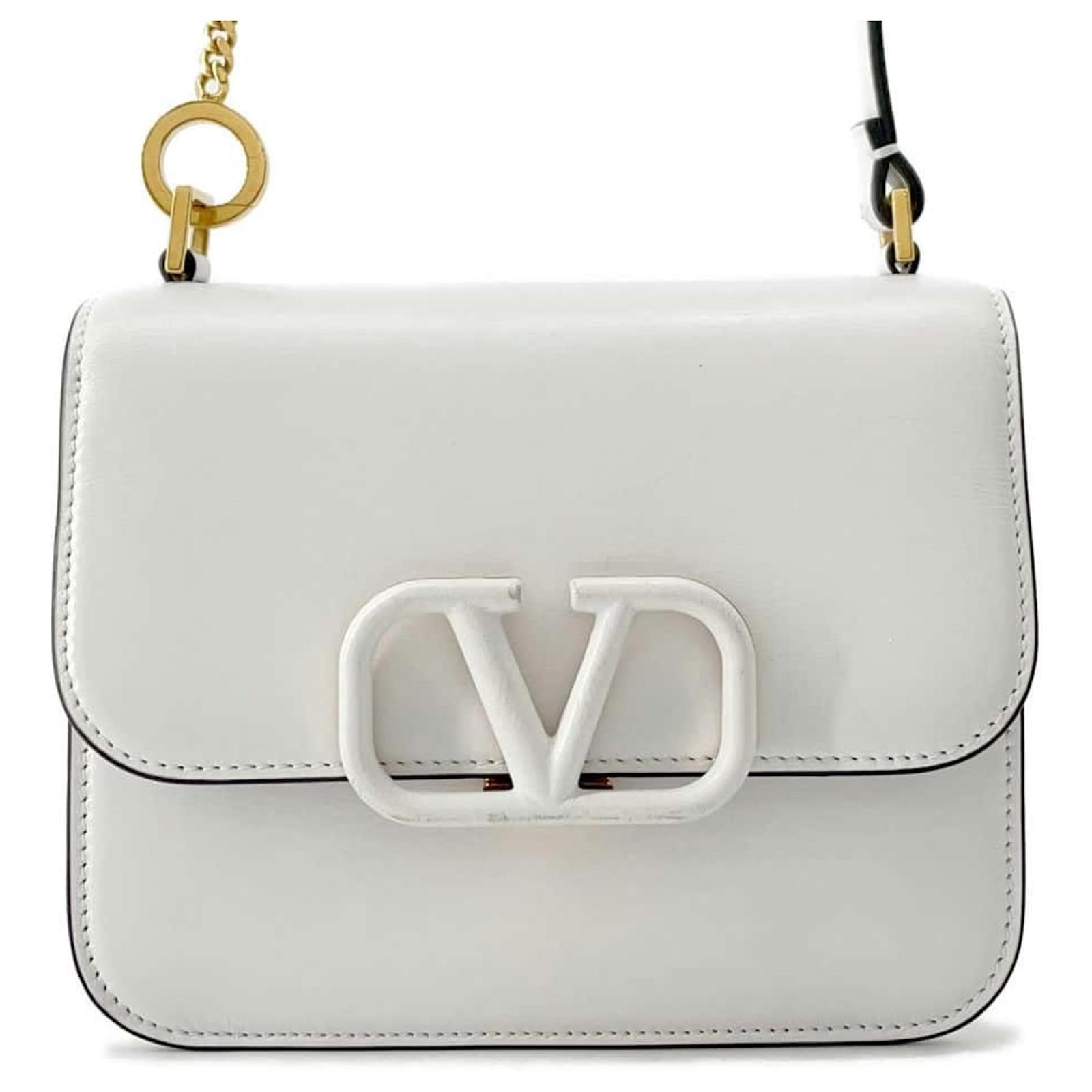 ショルダーバッグ・ポシェット VALENTINO GARAVANI Woman Shoulder bag White 7W2P0AI7VSH I16 Valentino Garavani White Leather Shoulder Bag ref.1544524