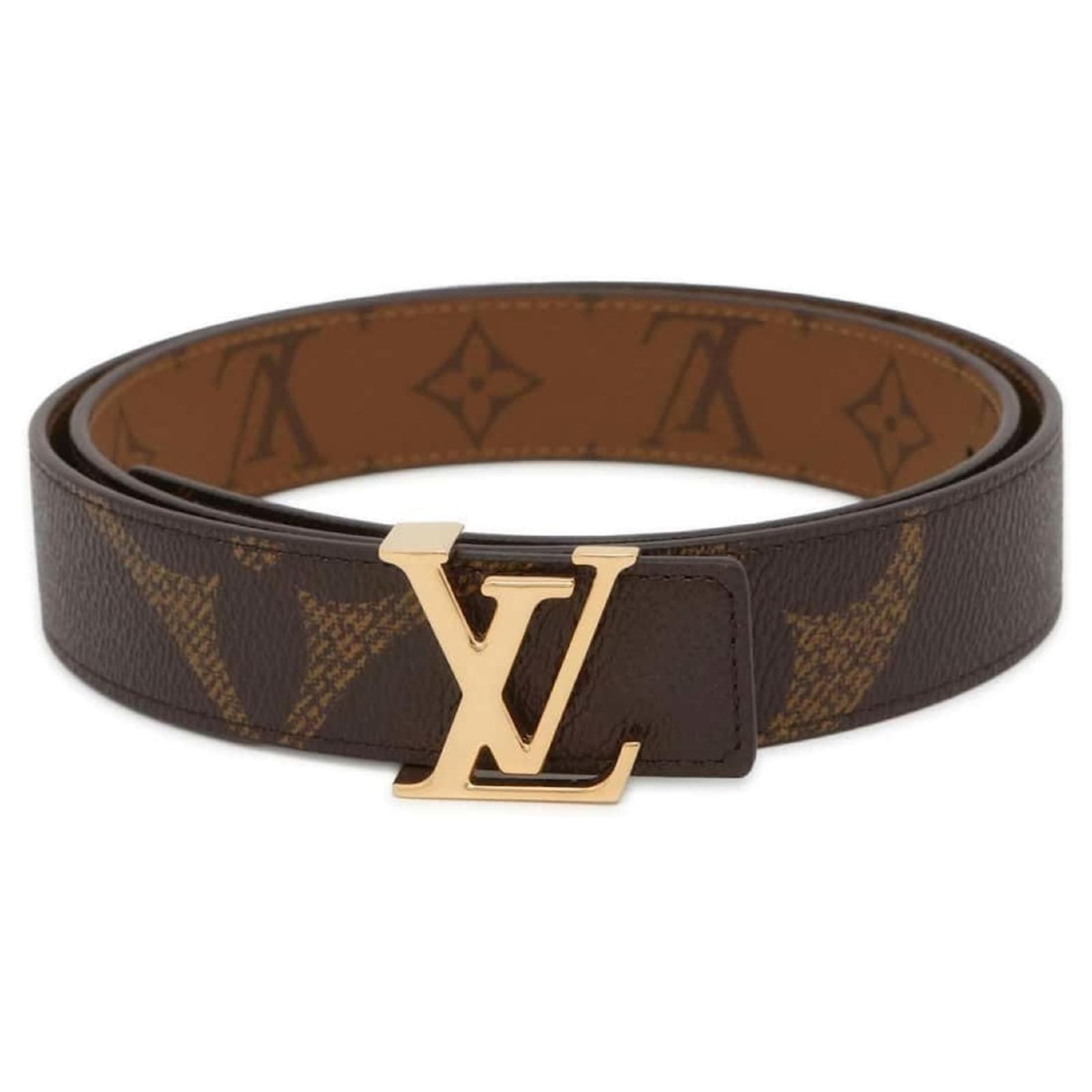 Louis Vuitton Monogram Reverse Belt Brown ref.1545408 - Joli Closet