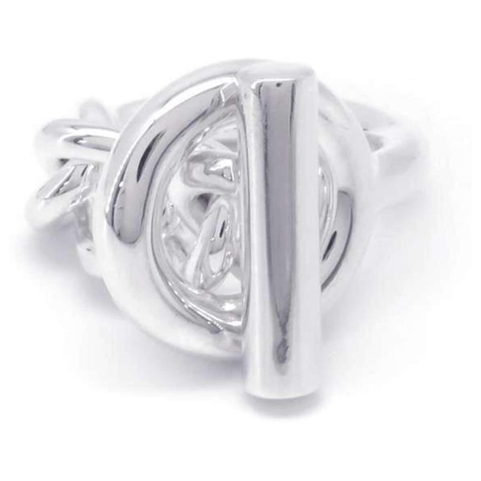 Ring Bague Cercle Vide Bijoux Bague Argent Cercle Vide Bague En