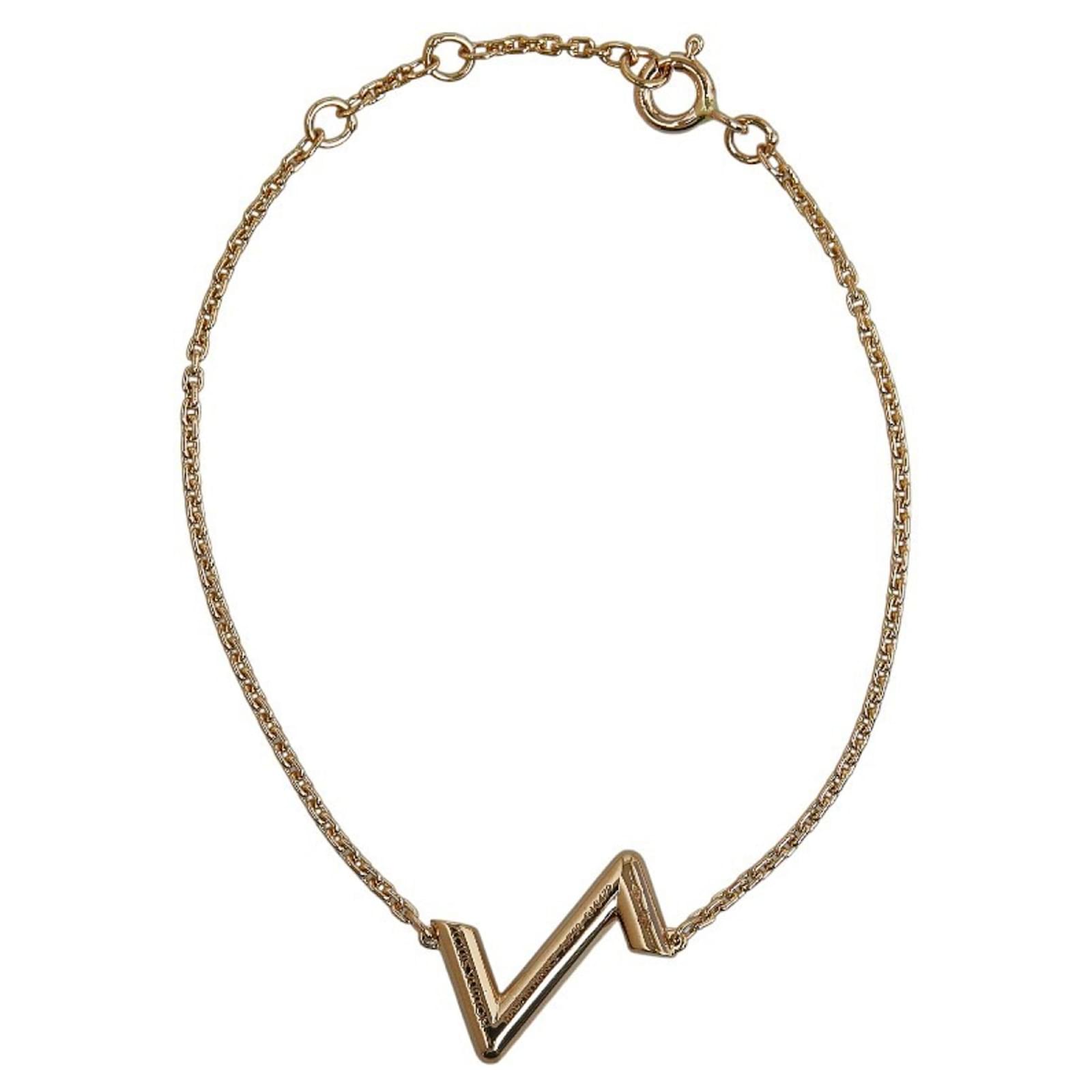 Louis Vuitton LV Volt Charm Bracelet Golden Pink gold ref