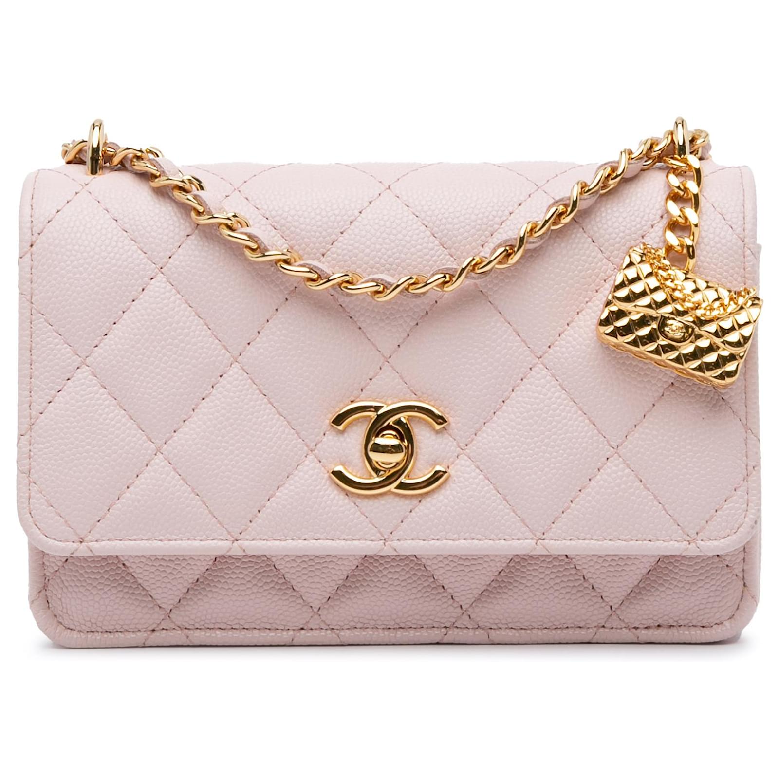 Cartera chanel rosa sale