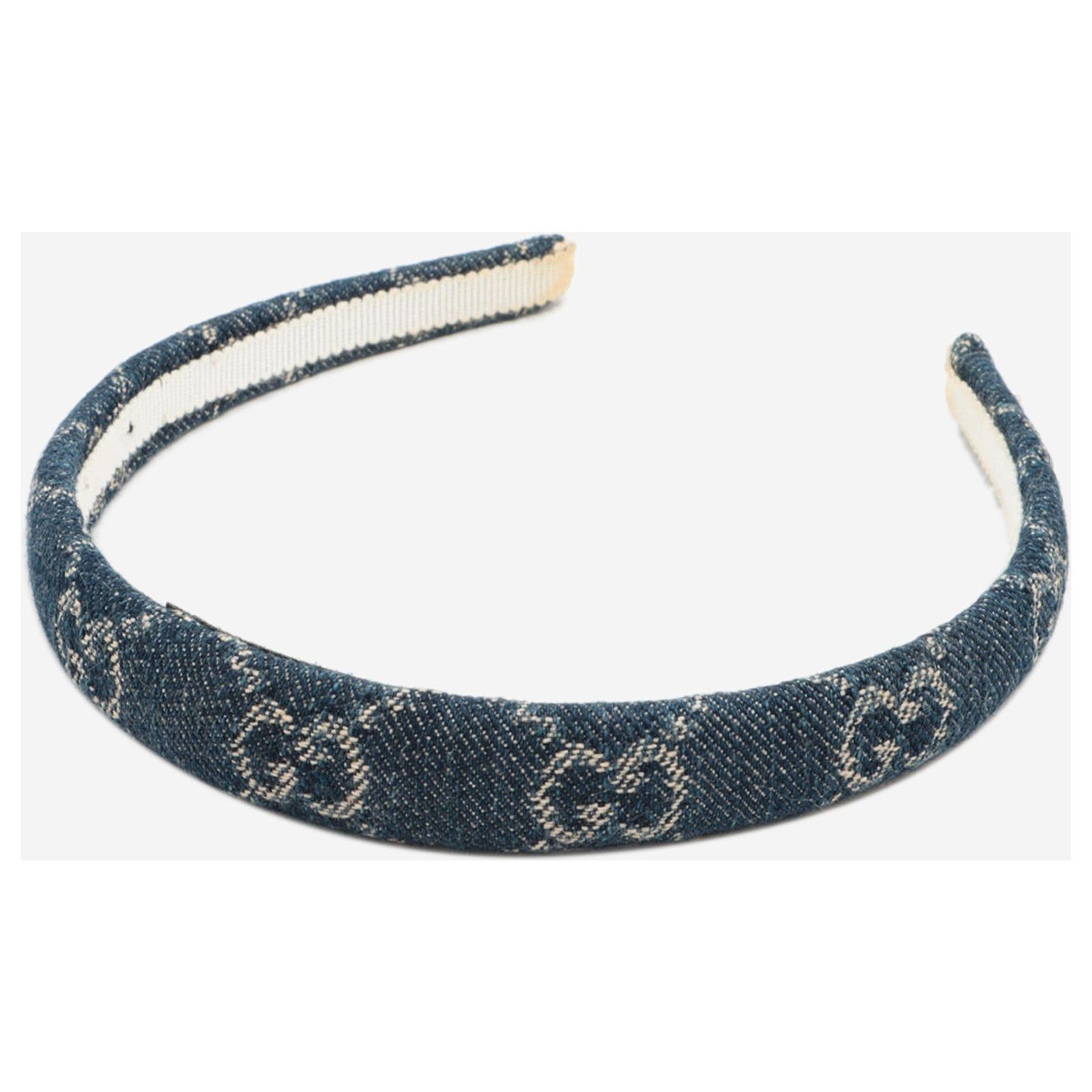 Gucci Blue monogram denim headband ref.JC1547133 (Sold 