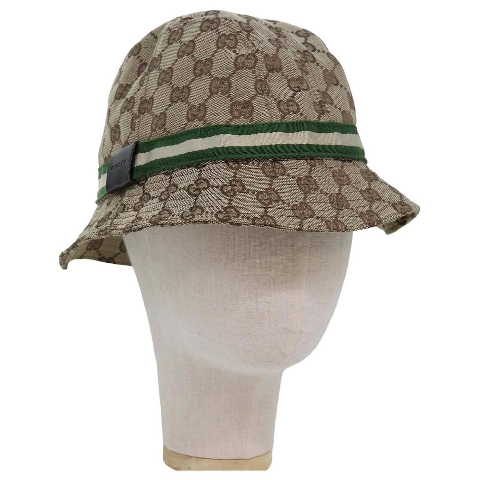 帽子 GUCCI 00's Sherry line GG bucket hat GUCCI hat GG pattern sherry line bucket polyester Beige full