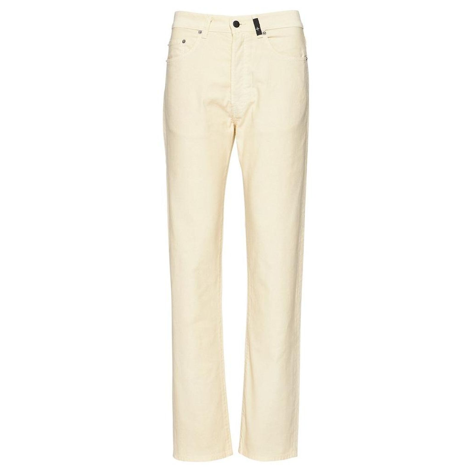 Stone Island Cream Cotton Trousers - 2000s White ref.1549634 