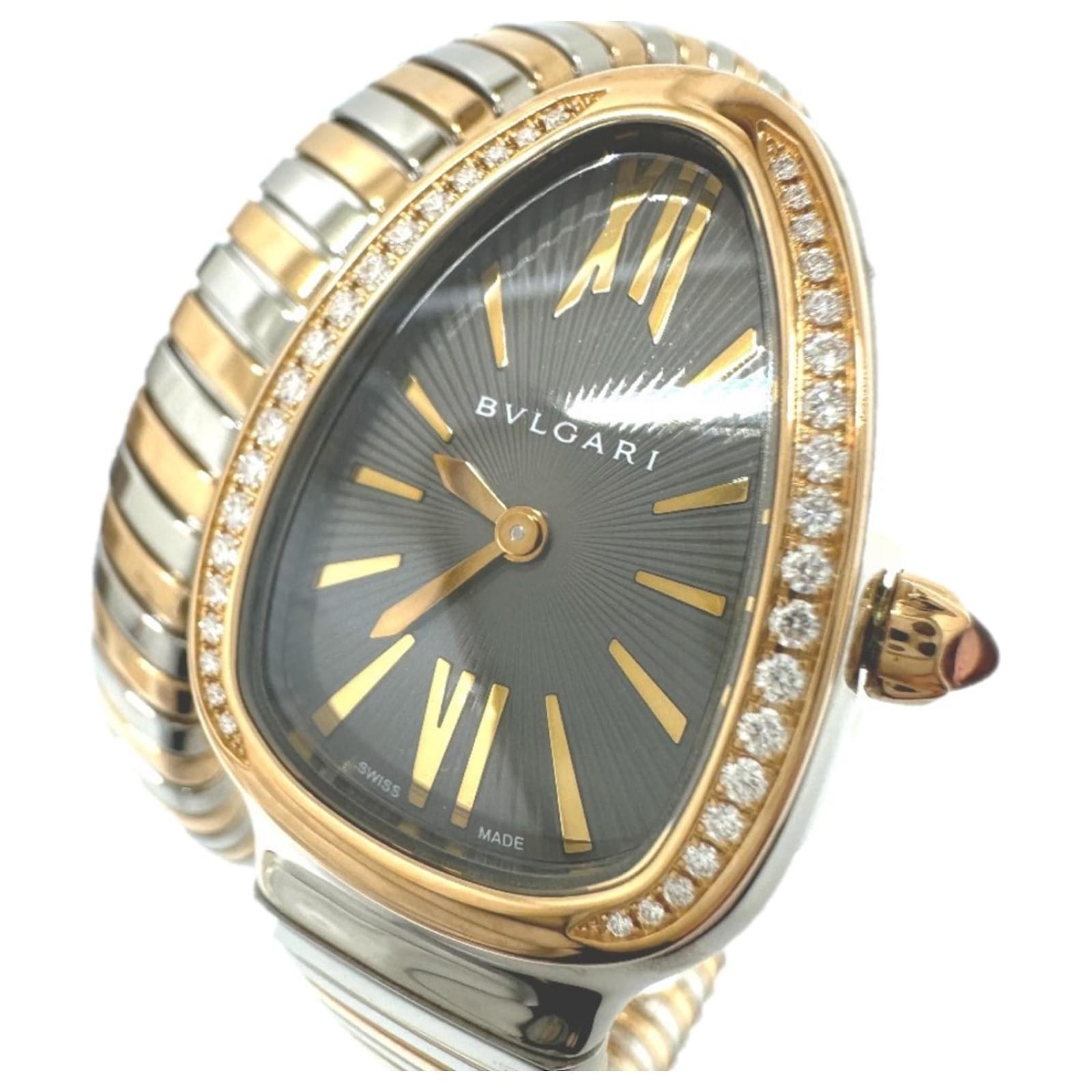 Bulgari Bvlgari SP35SPG Serpenti Tubogas Quarz Uhr
