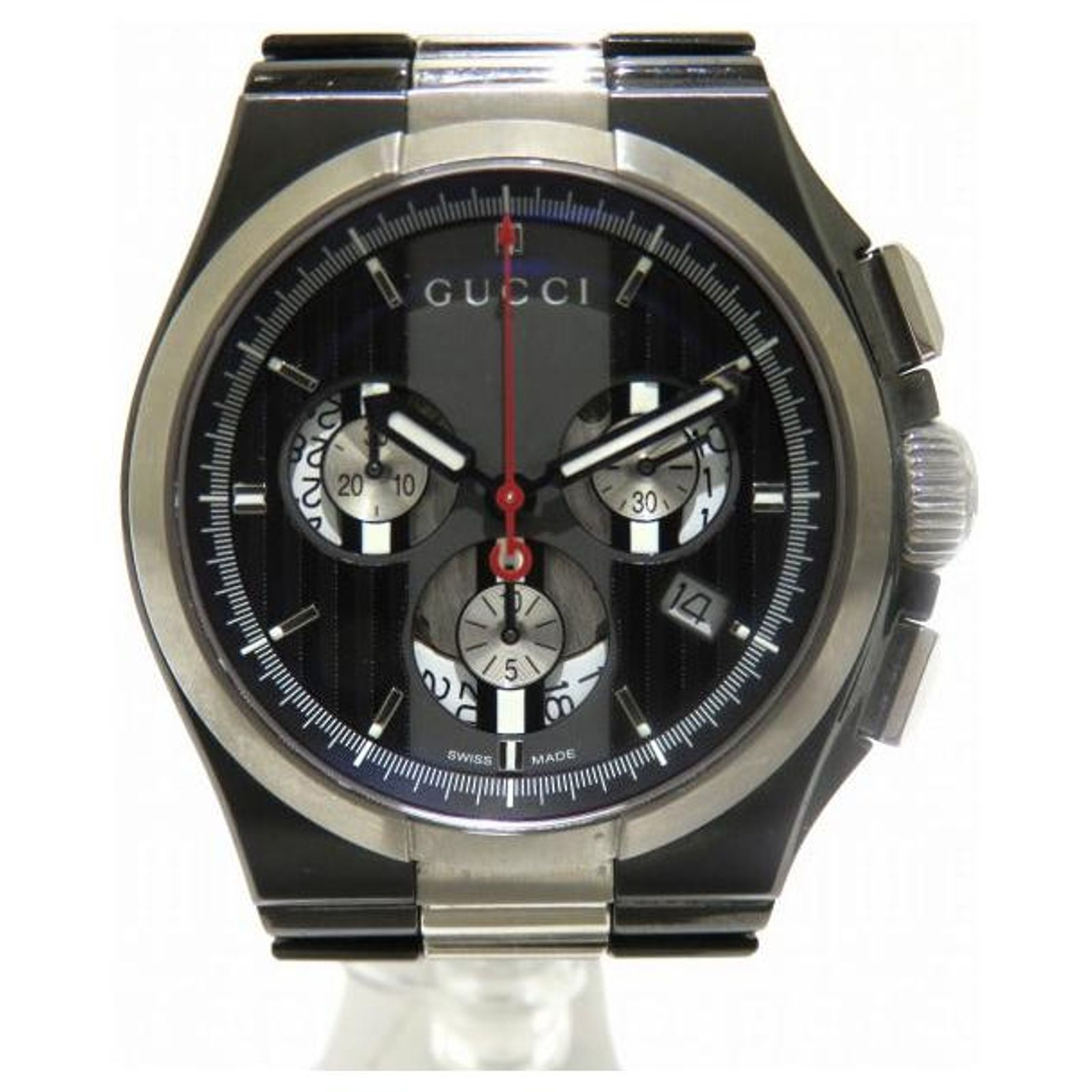 Autre Marque Gucci Titanium Quartz Chronograph Watch 124.3  display picture 1