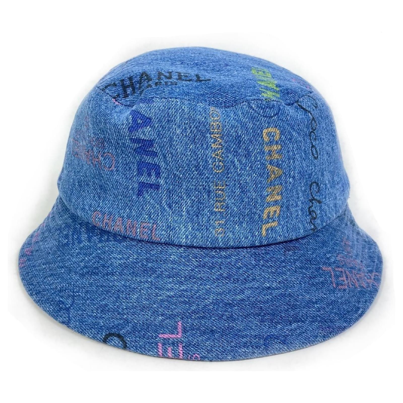 Chanel jean bucket hat sale