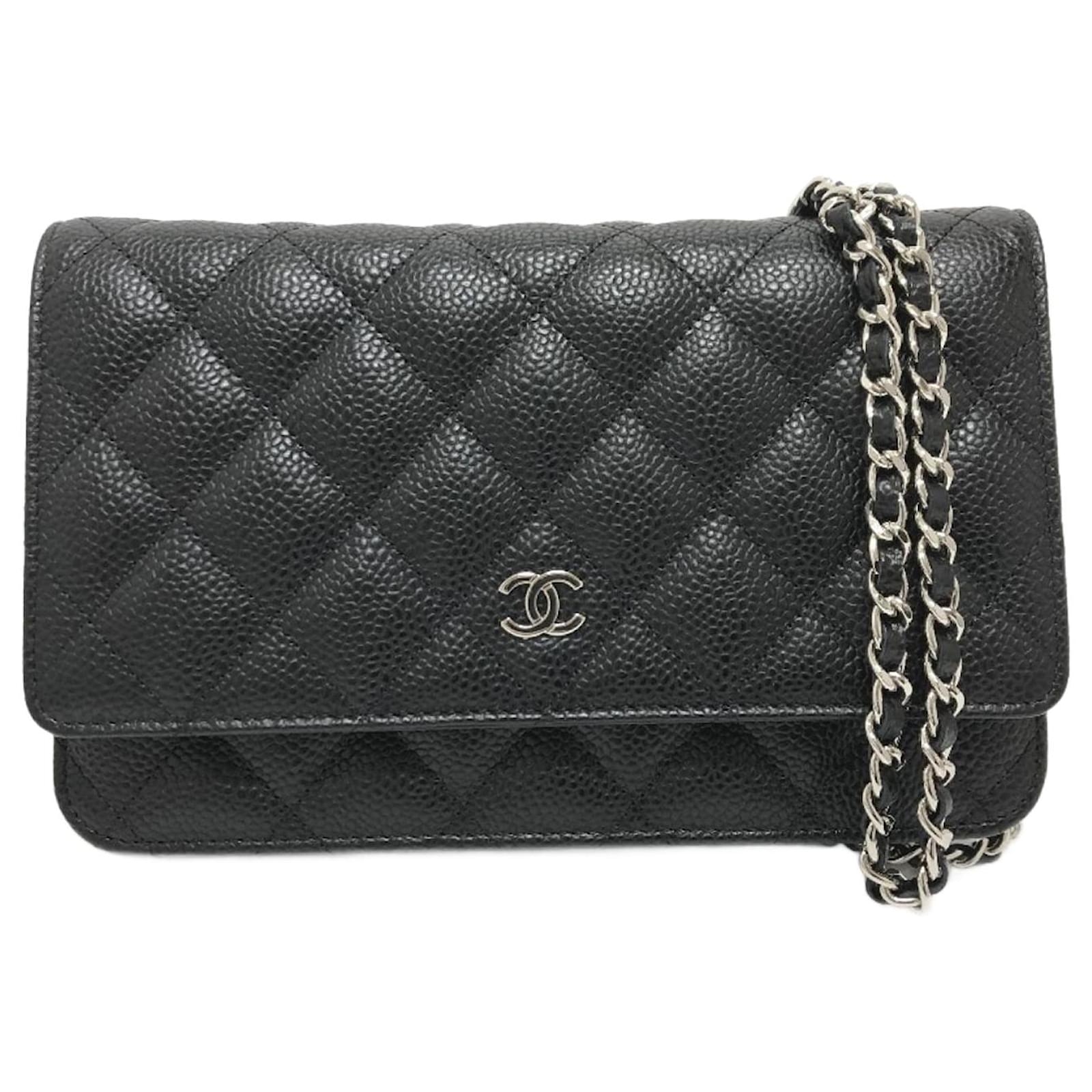 Chanel Matelasse Coco Mark Classic Chain Wallet Schultertasche