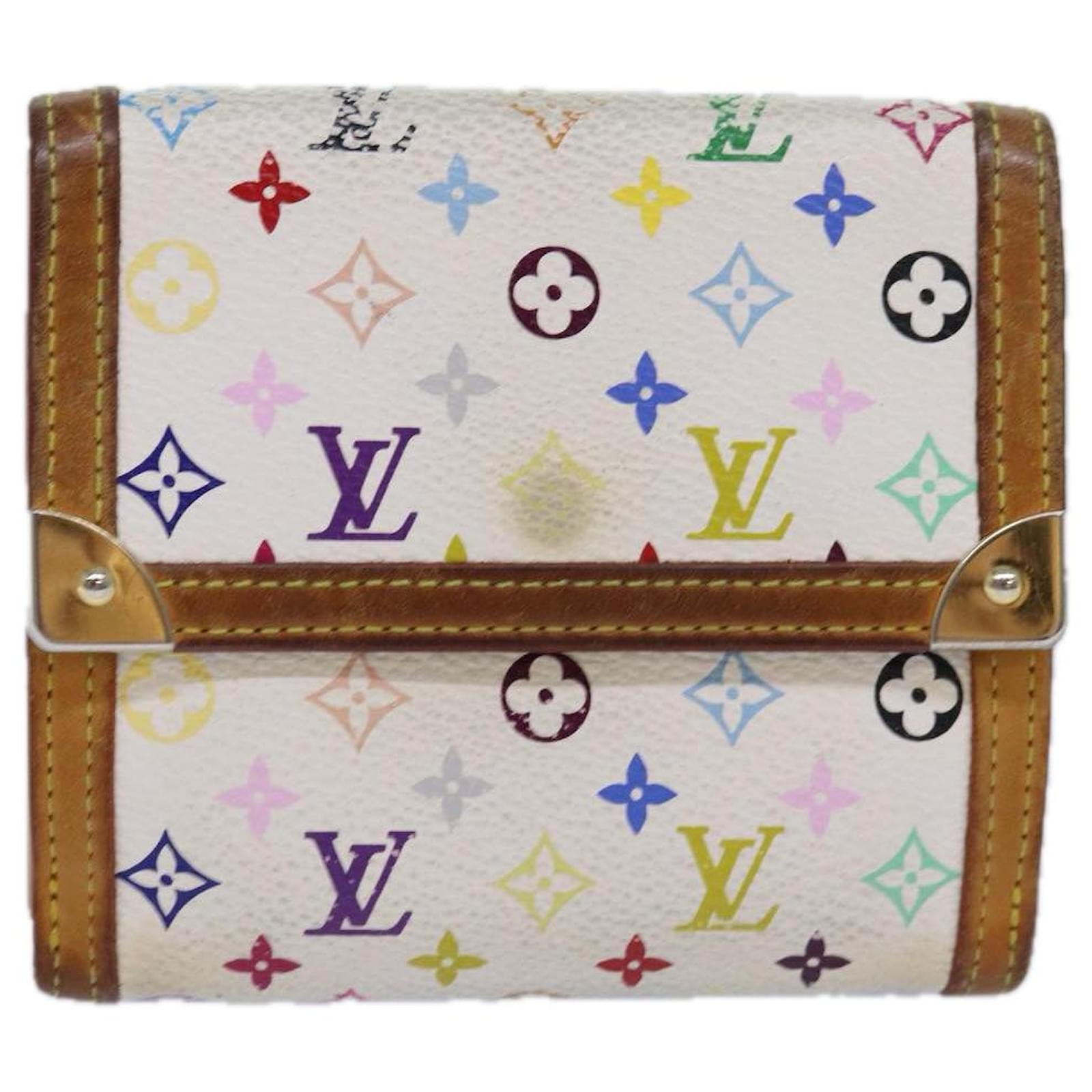 Louis Vuitton Multicolor deals Porte Monnaie Billets Viennois Bifold Wallet AUTH