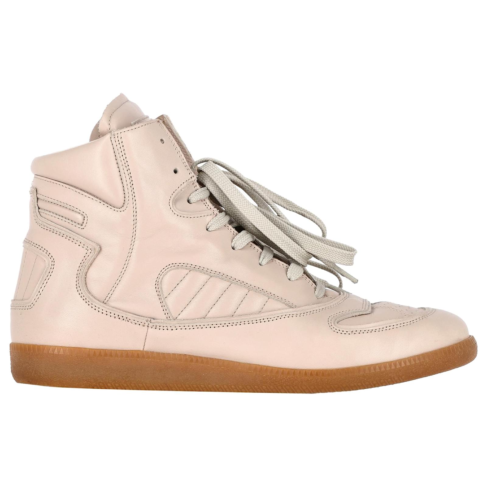 Baskets montantes Maison Martin Margiela en cuir marron Chair ref