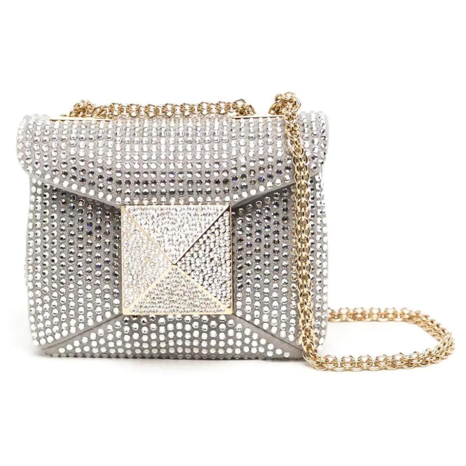 Valentino Garavani Mini sac Valentino Rockstud orné de cristaux