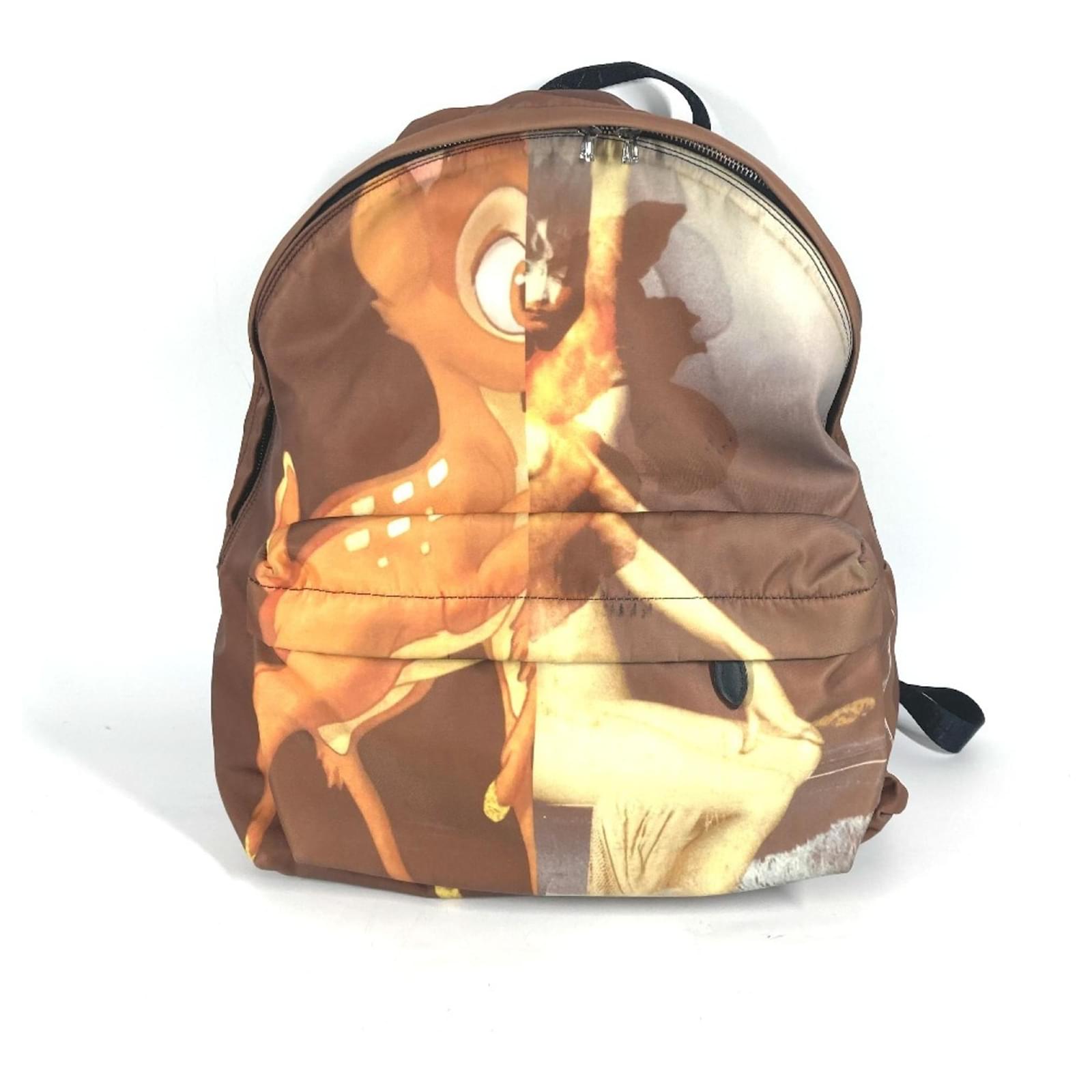 Givenchy Bambi Women s Nylon Backpack Brown ref.1552533 Joli Closet