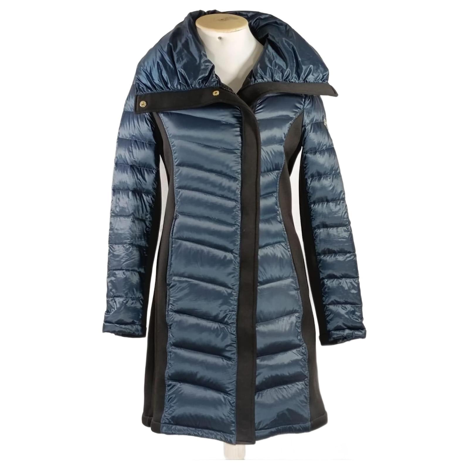 Elie Tahari Coats, Outerwear Blue Polyester Nylon
