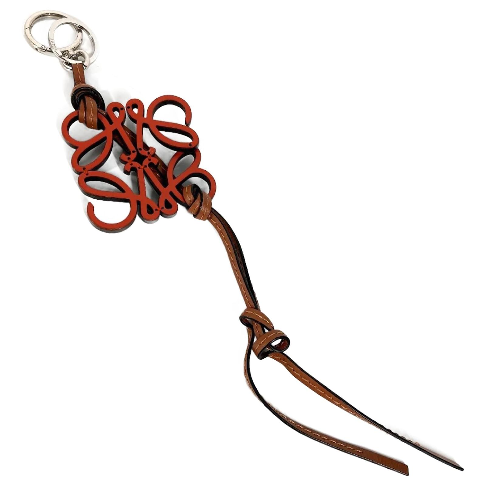 Loewe Leather Keyring in Orange ref.1554682 - Joli Closet