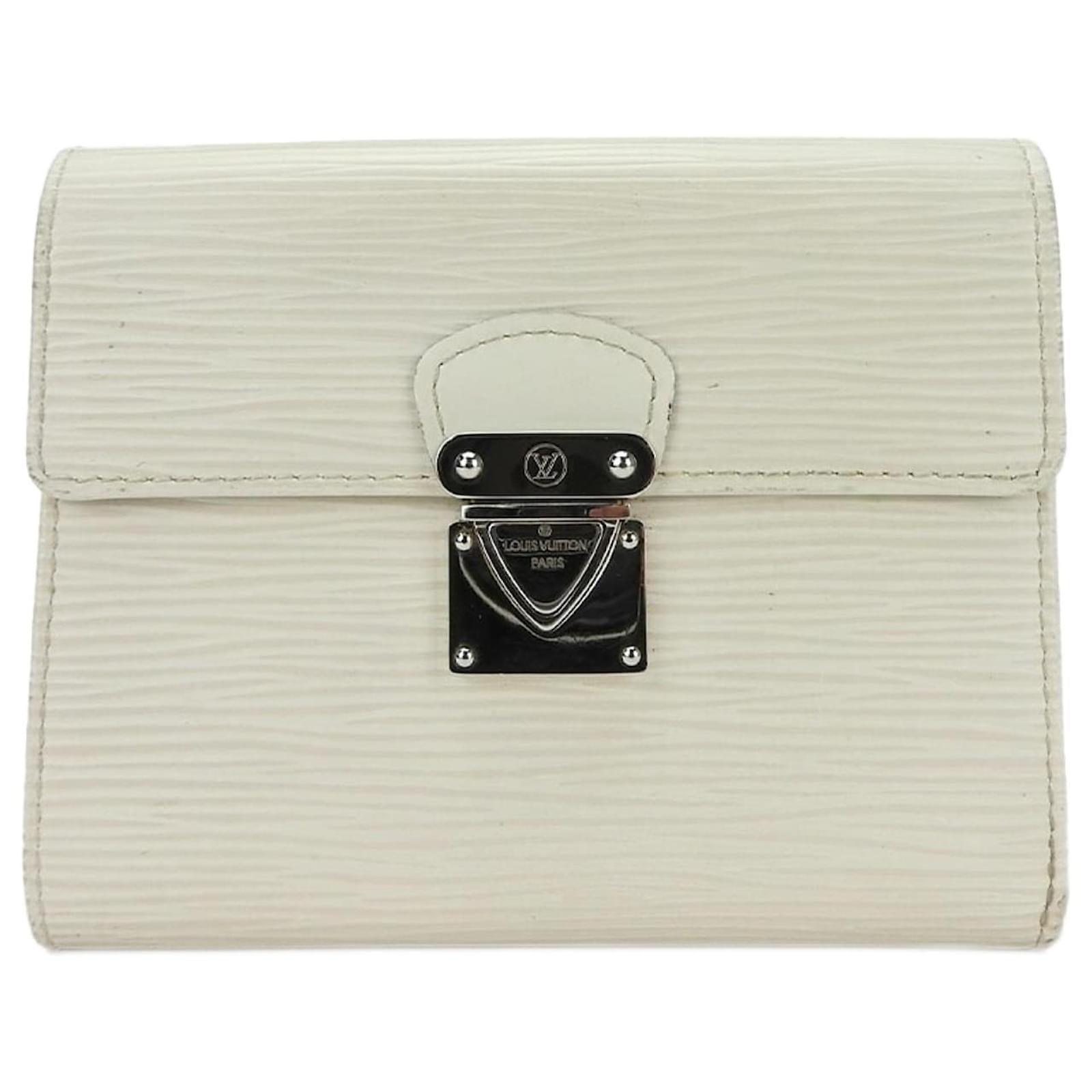 Louis Vuitton Trifold Wallet in LV Off White Eggshell Leather ref