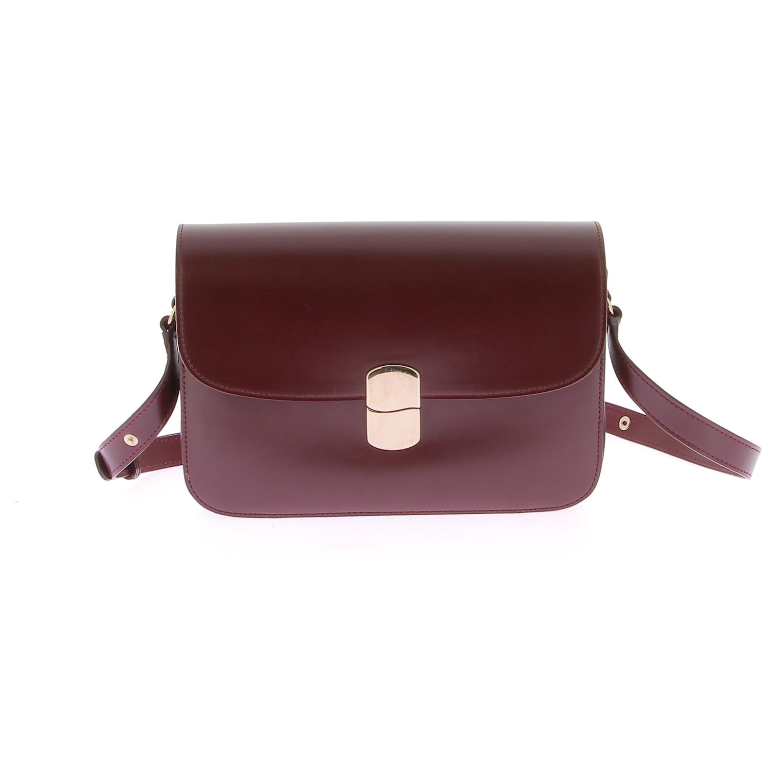 SéZane SEZANE Handbags Leather Dark red Joli Closet