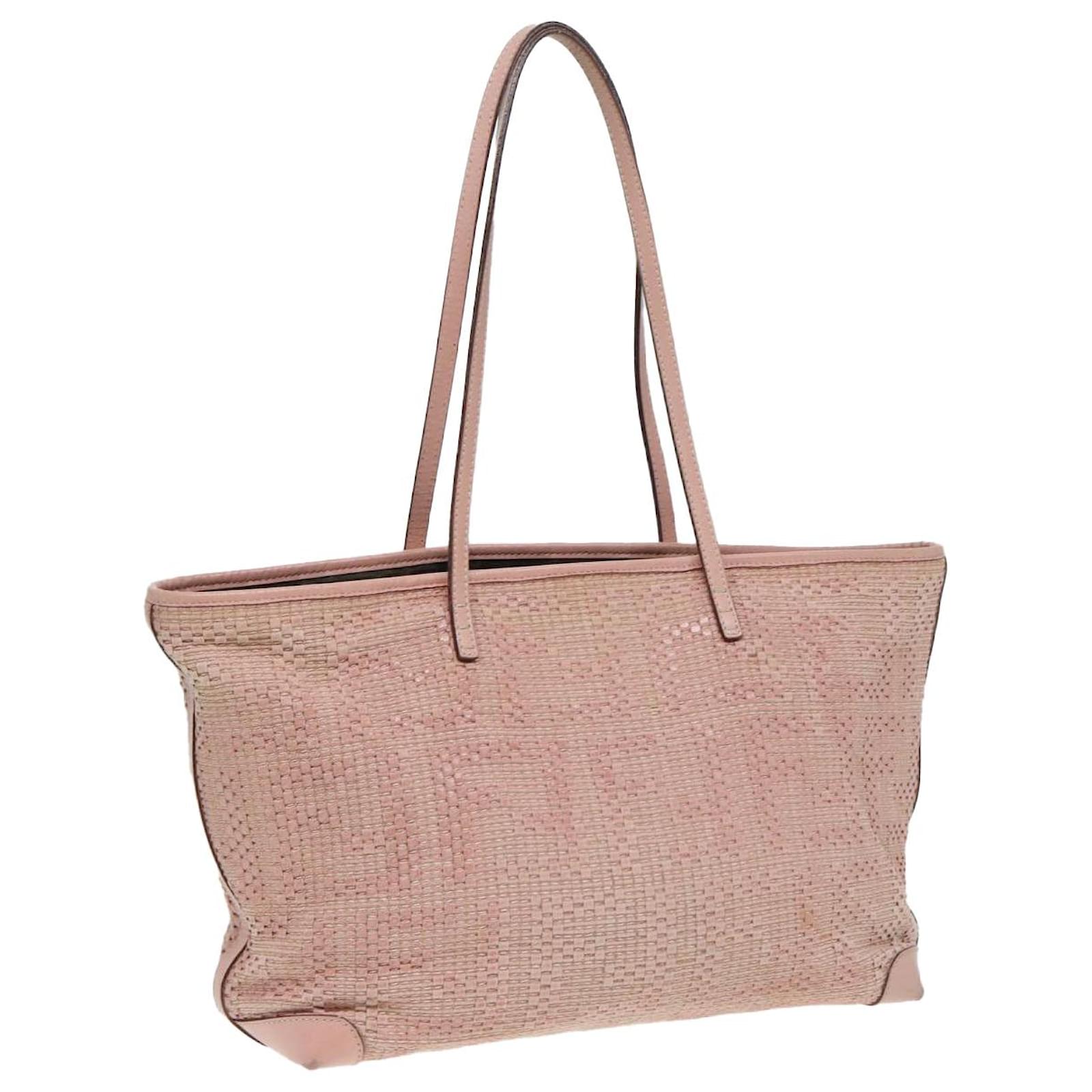 FENDI 24WINTER FF ベルベット ロールミニ トート* mauve pink
