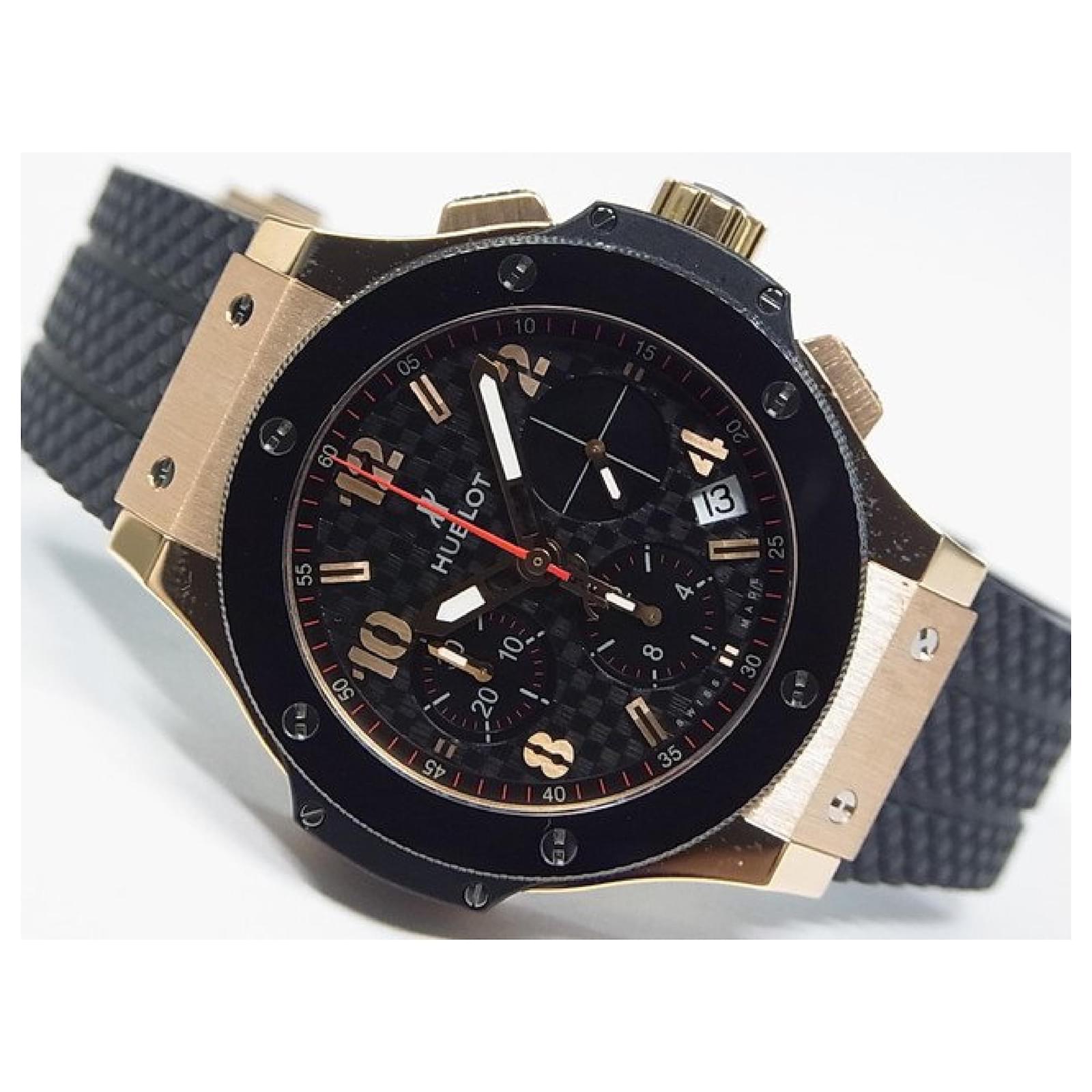 HUBLOT Big Bang oro cerámica oro rojo 18K 41 MM Hombre Plata Acero