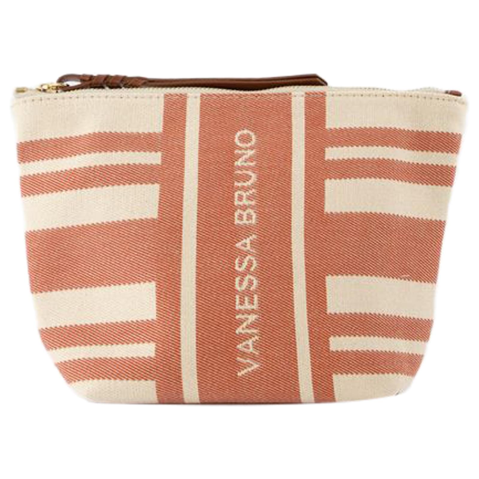 Pouch - Vanessa Bruno - Cotton - Brown ref.1559063 - Joli Closet Pouch - Vanessa Bruno - Cotton - Brown ref.1559063 - Joli Closet