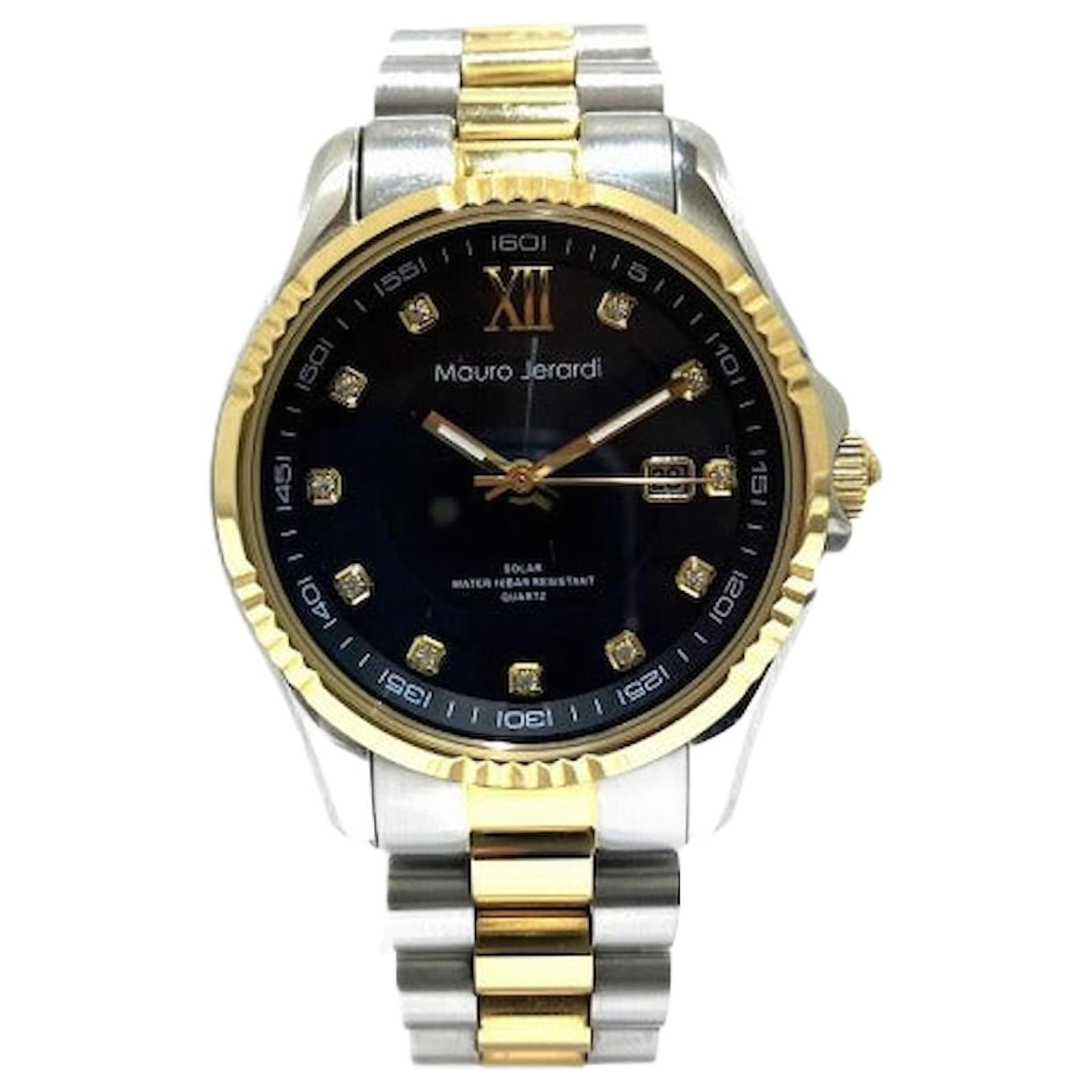Autre Marque Mauro Jerardi MJ-037 Solar Men's Watch Black