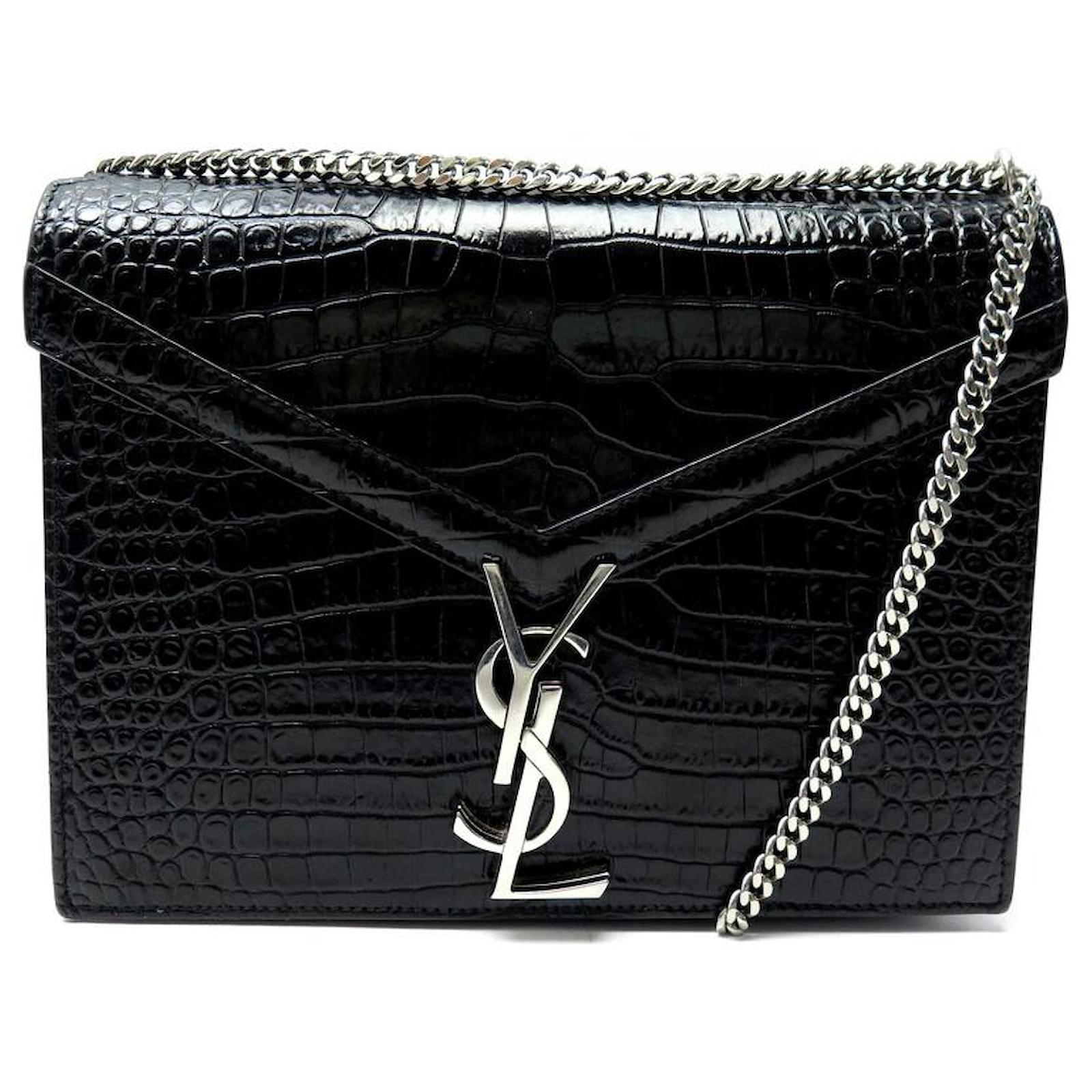 SAC A MAIN YVES SAINT LAURENT CASSANDRA 532750 CUIR FACON