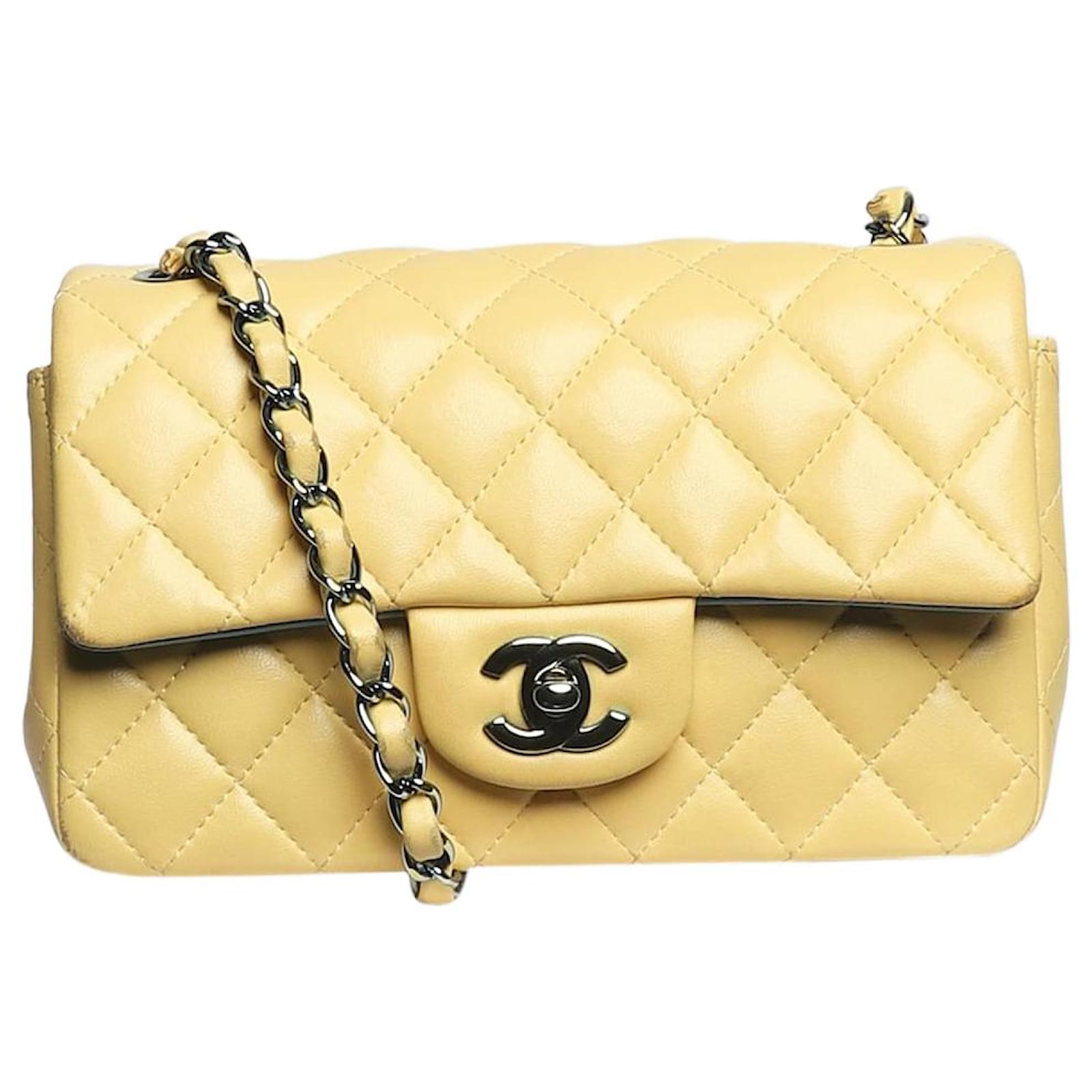 Chanel Classic Bags 2021 2021 Chanel Bag Chanel Yellow 2021 Mini