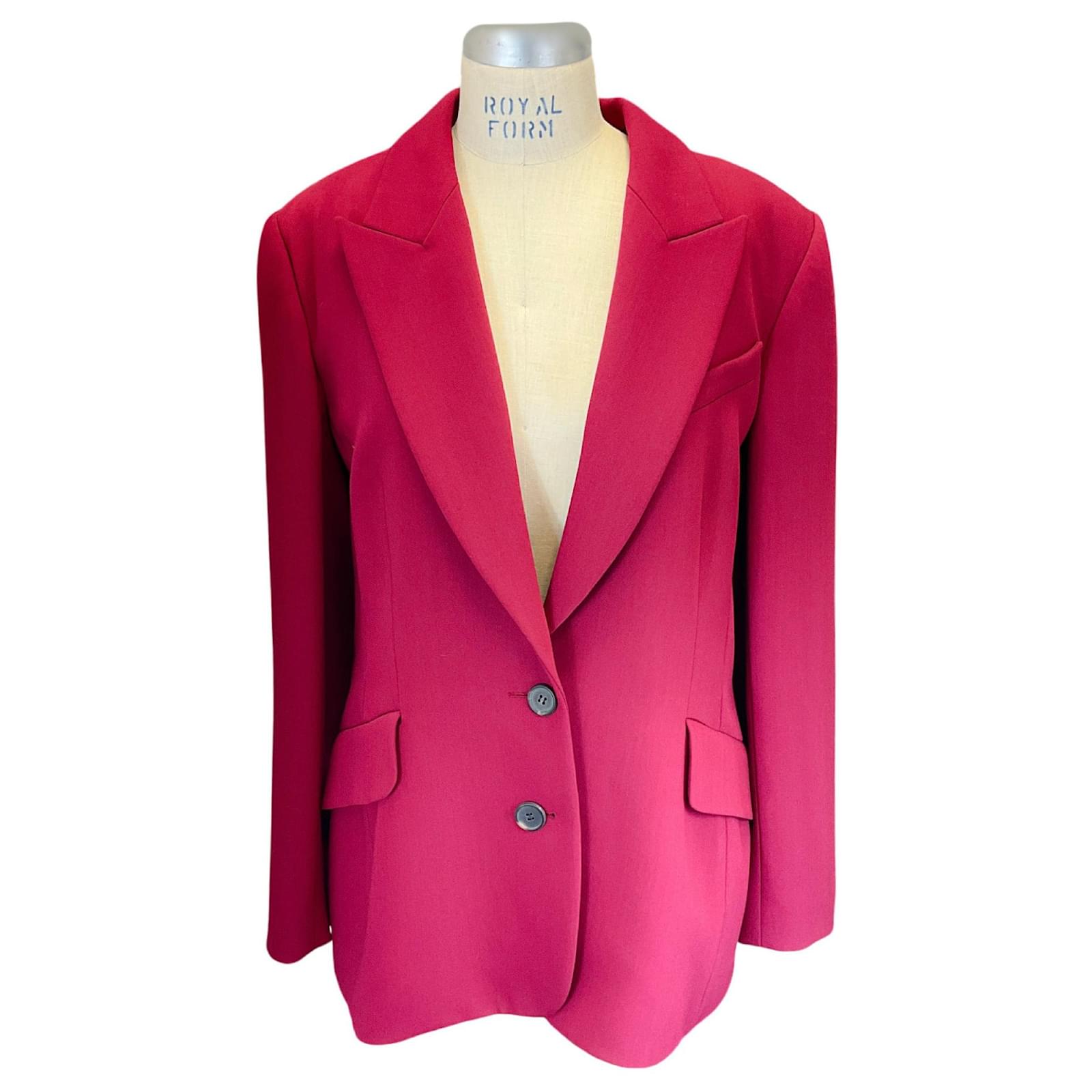 Pink Blazers Raspberry Blazer Womens Carolina Herrera Raspberry