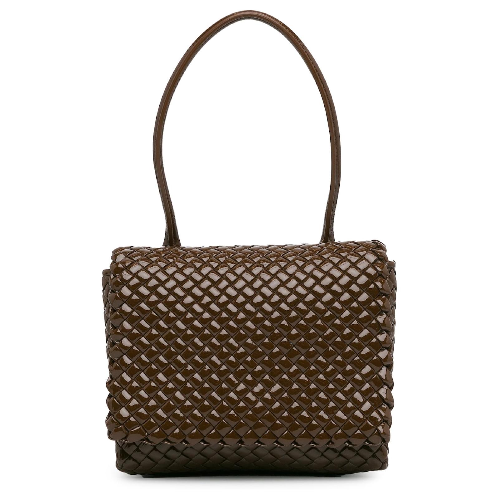 ハンドバッグ BOTTEGA VENETA Woman Handbag Brown 716839V2FN0 2190 LFBTQ Bottega Veneta Woven Cognac Bag – IRIS CHROME