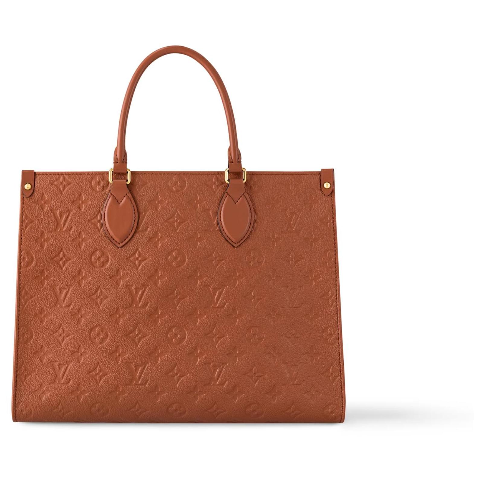 Louis Vuitton LV Onthego MM Cognac new Leather Joli