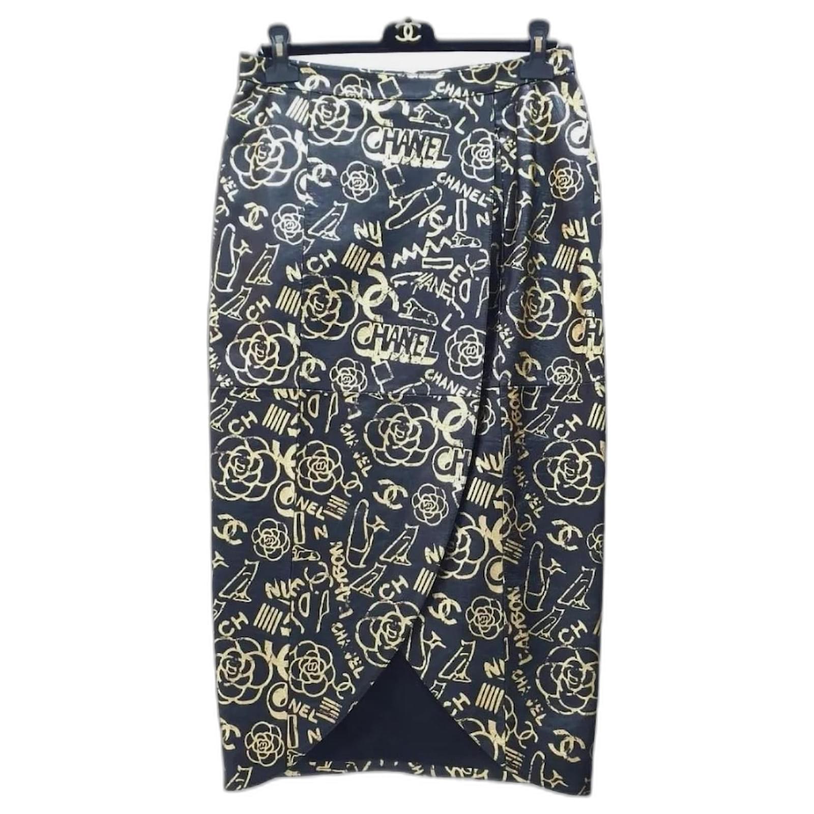 Gonna in pelle Chanel 2019 Pre Fall Taglia 42 Multicolore ref.1566559 Joli Closet