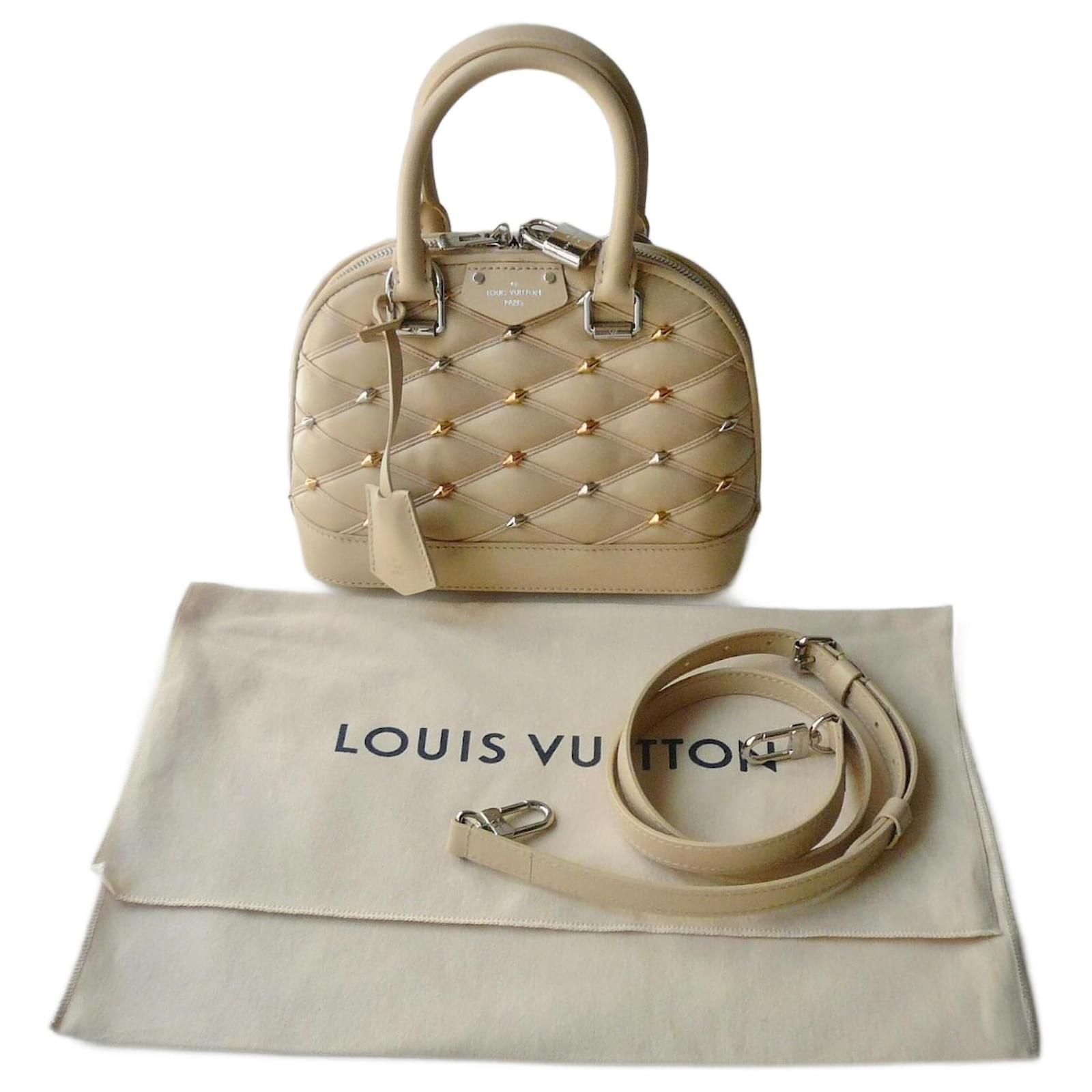 LOUIS VUITTON Alma BB Kreuzfahrt 2024 Neu M24153 Beige Leder ref