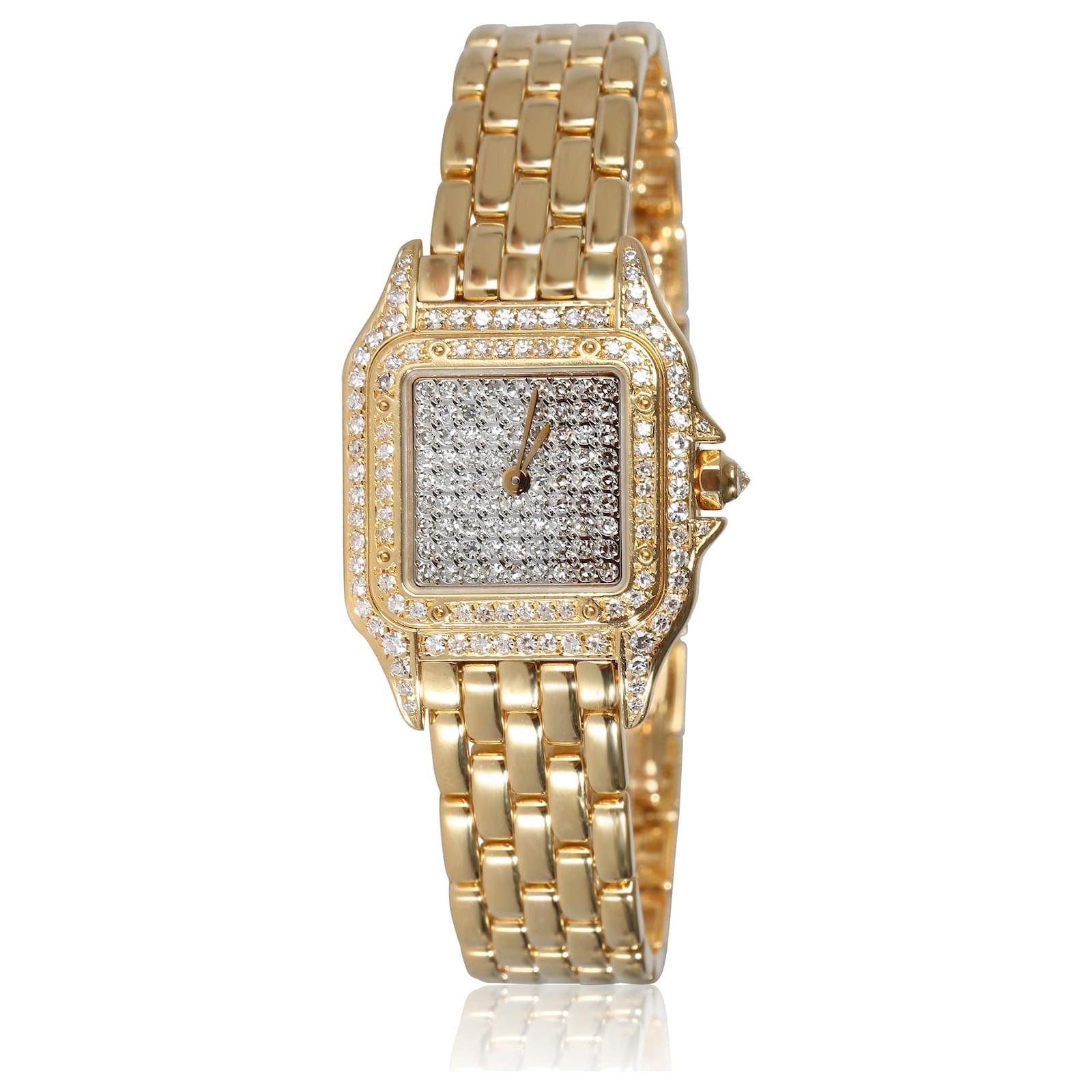 Montre Femme Cartier Panthère de Cartier en or jaune 18 carats ref