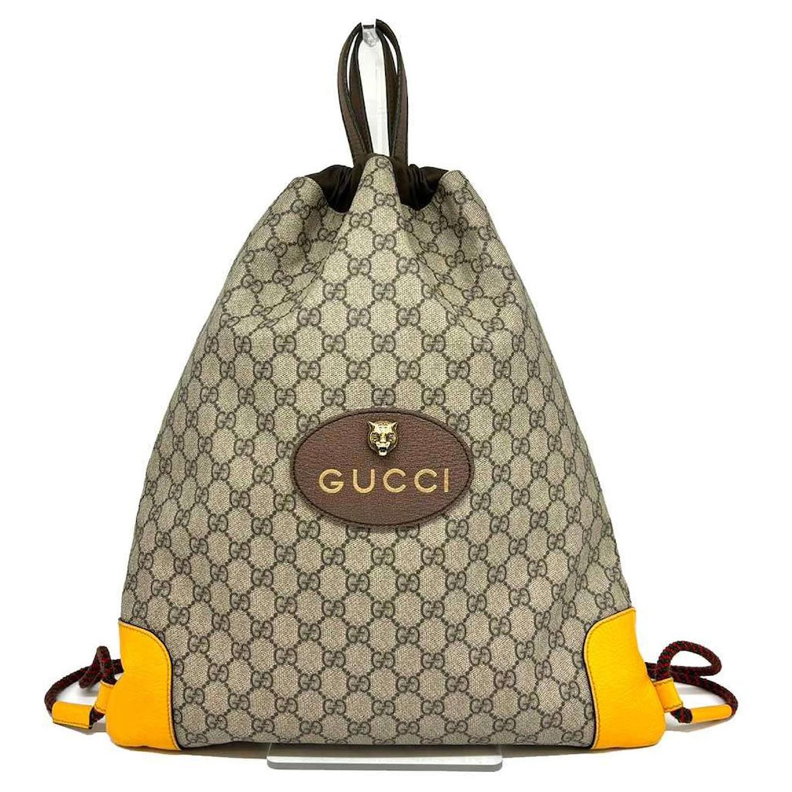 Autre Marque Sac a dos en cuir Gucci GG Supreme Tiger 473872 ref.1567578 Joli Closet