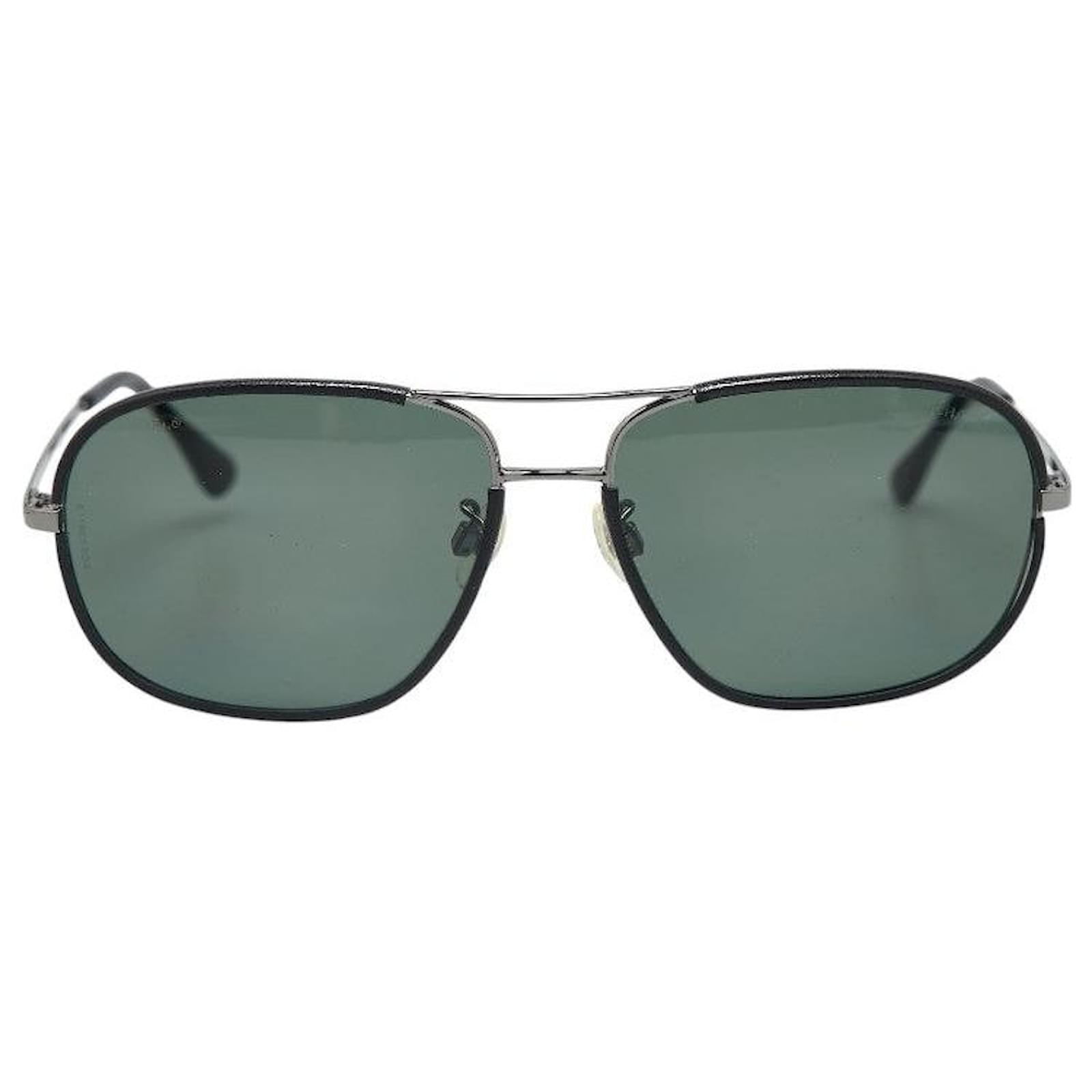 シャネル プラスチックレザー サングラス 4162-Q Chanel Plastic Leather Sunglasses 4162-Q Black ref.1567647