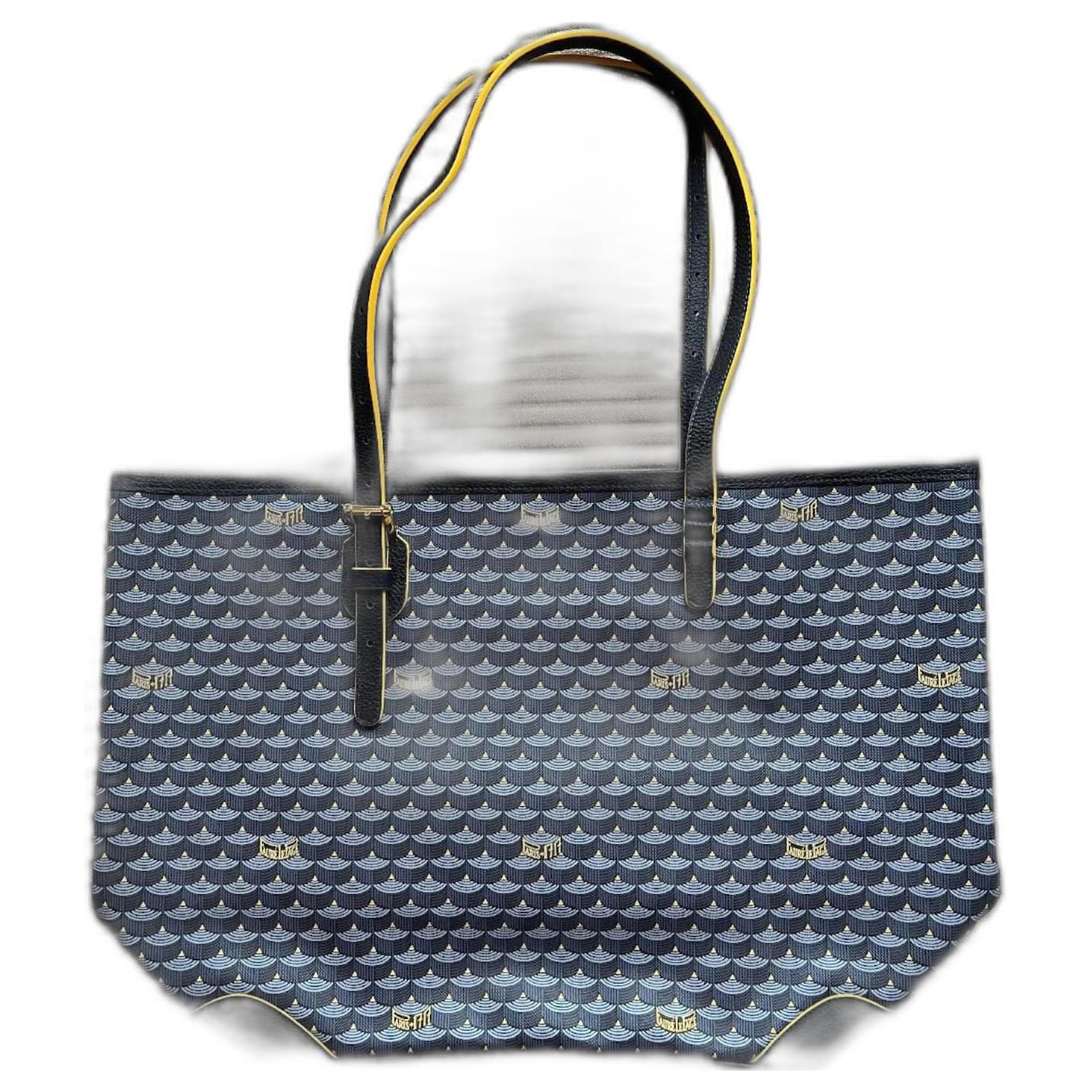 Fauré Le Page Daily Battle 32 Navy Blue Cloth Tote Bag ref.1568324
