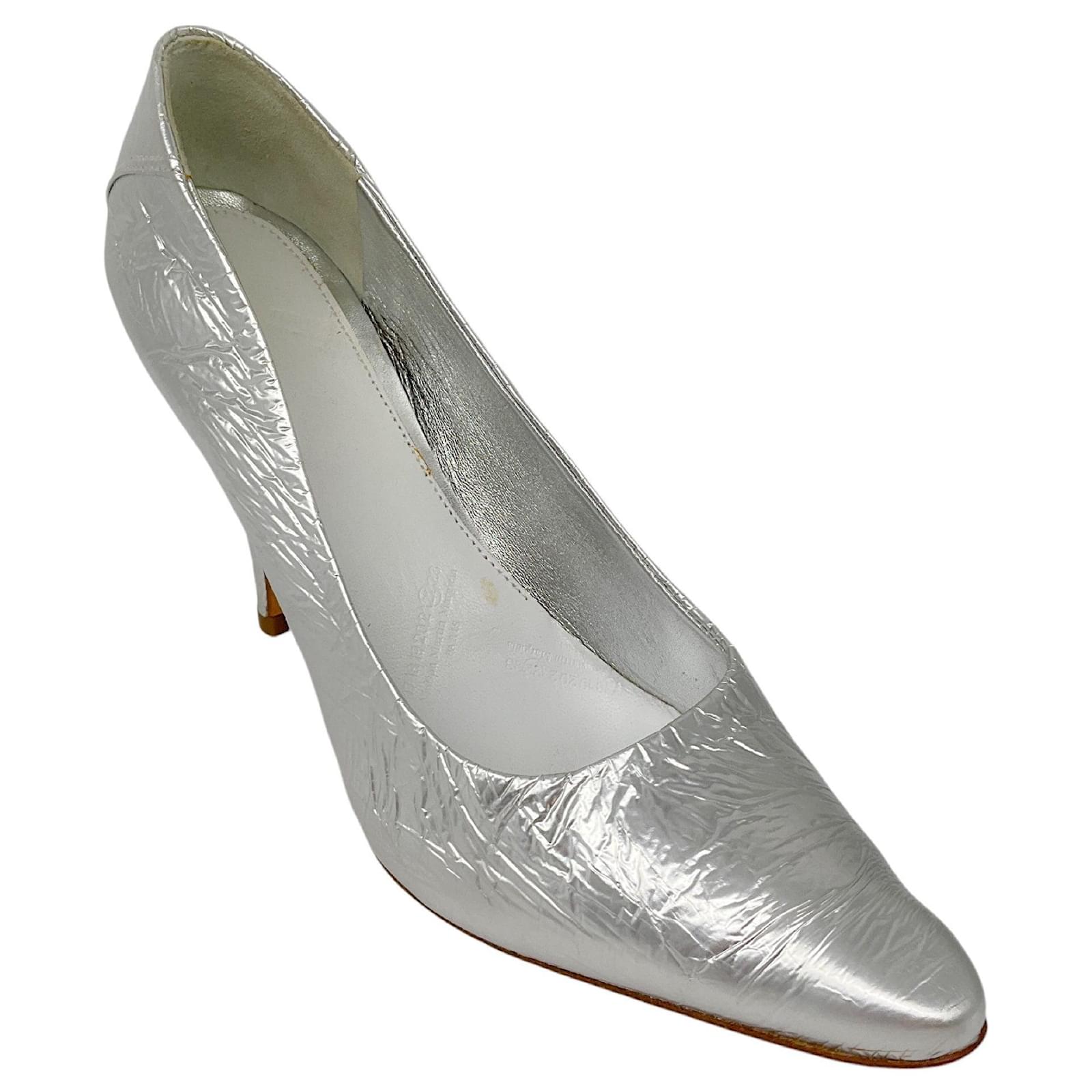 おすすめ☆大人気♪ MAISON MARGIELAグリッター加工 ミュール Maison Martin Margiela Maison Margiela Silver Metallic