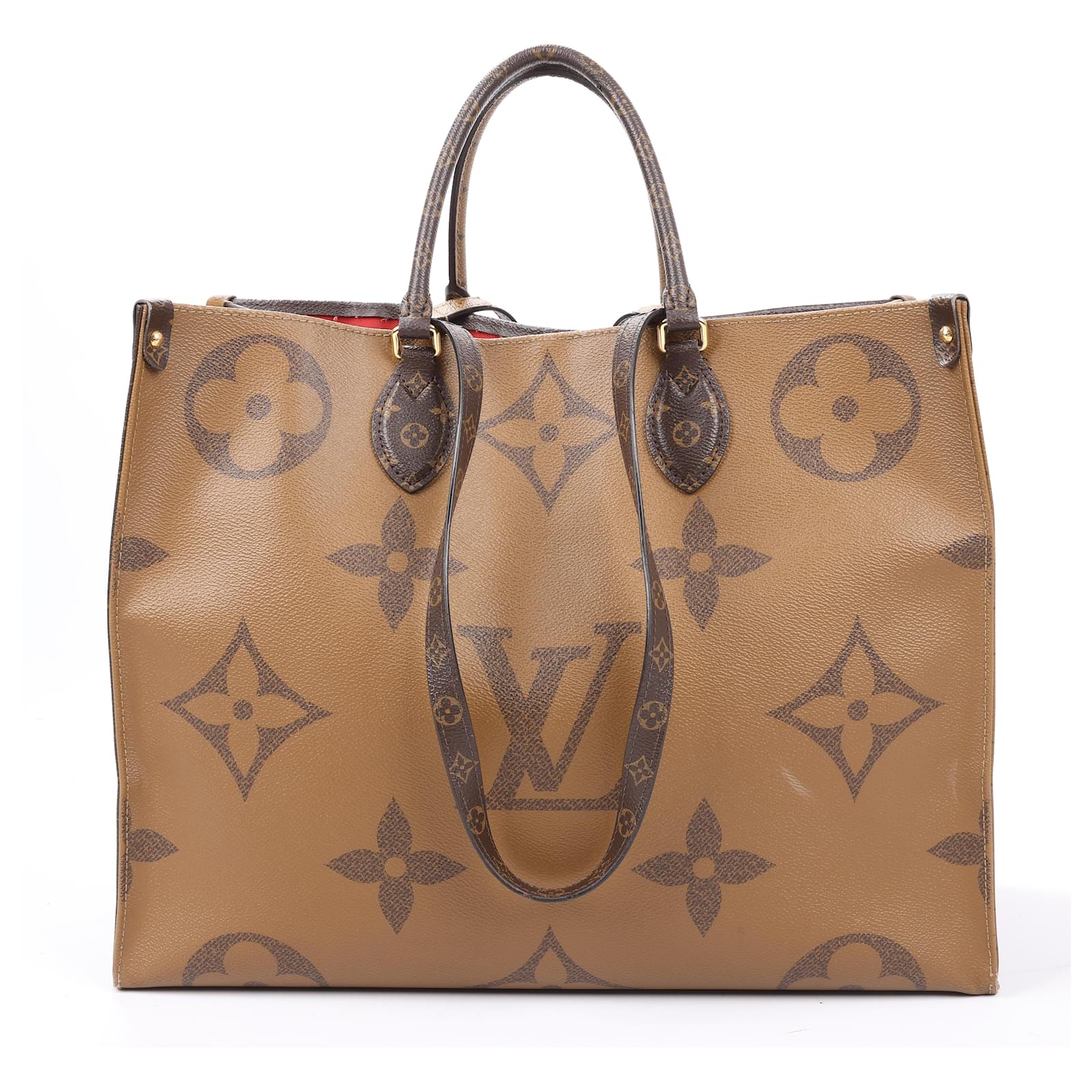 Louis Vuitton Giant Monogram OnTheGo GM Handbag in Brown M45320