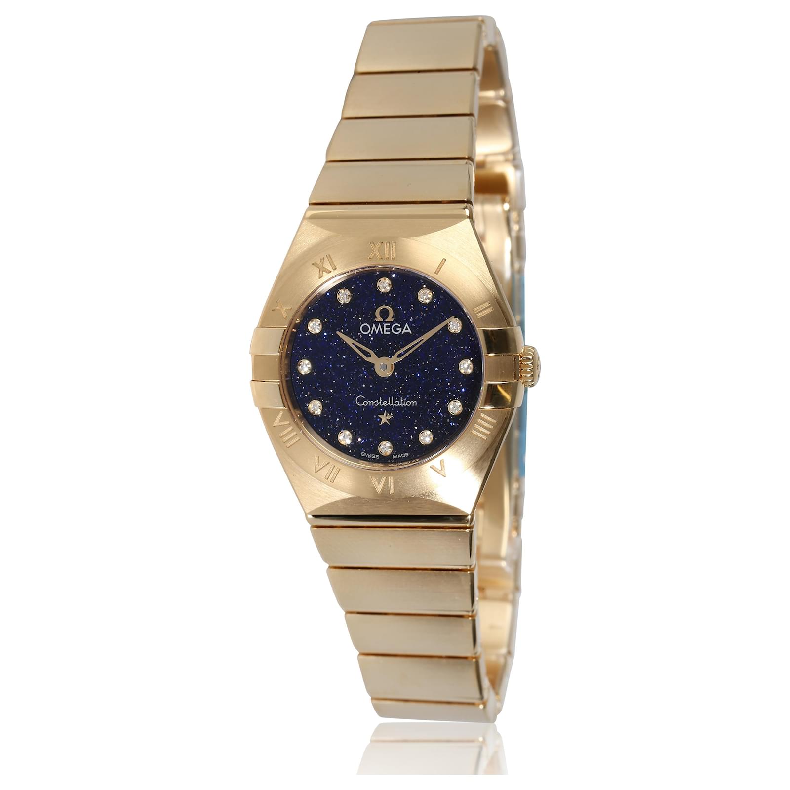 Omega Constellation Damenarmbanduhr aus 18