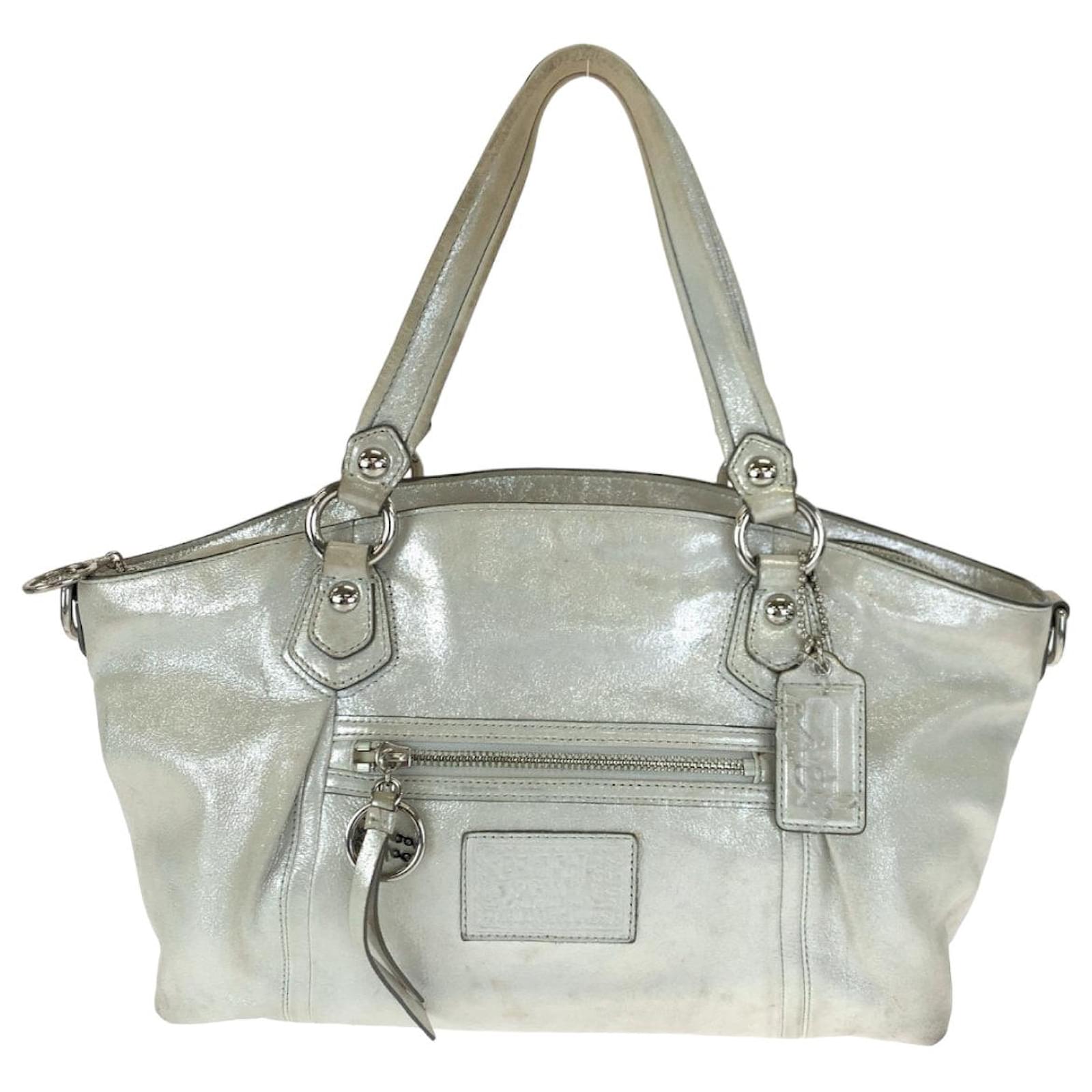 Coach Leather Poppy 2way Bag 16285 White ref.JC1570585 (Sold