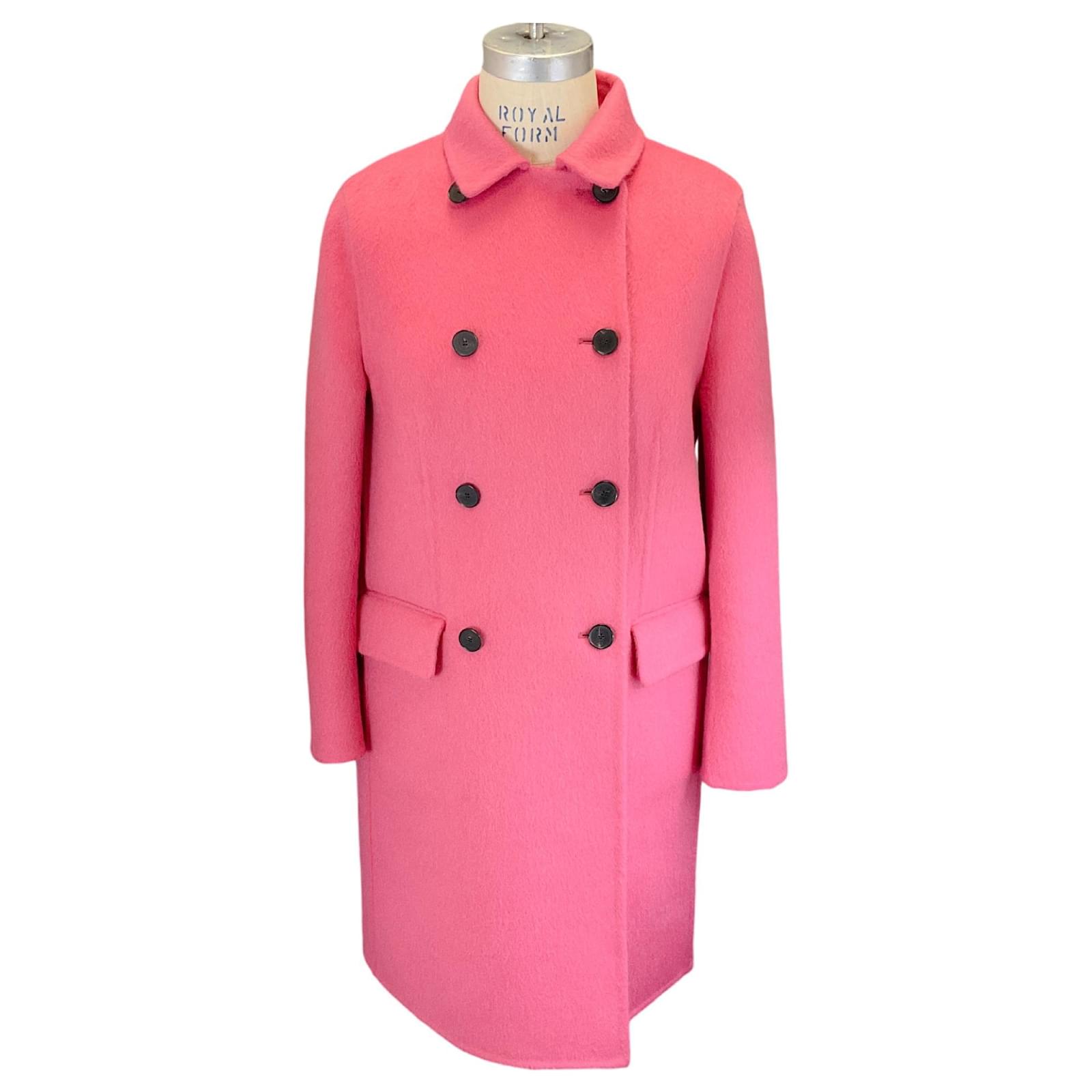 hyke2022AW MOHAIR DOUBLE BREASTED COAT 【公式通販】